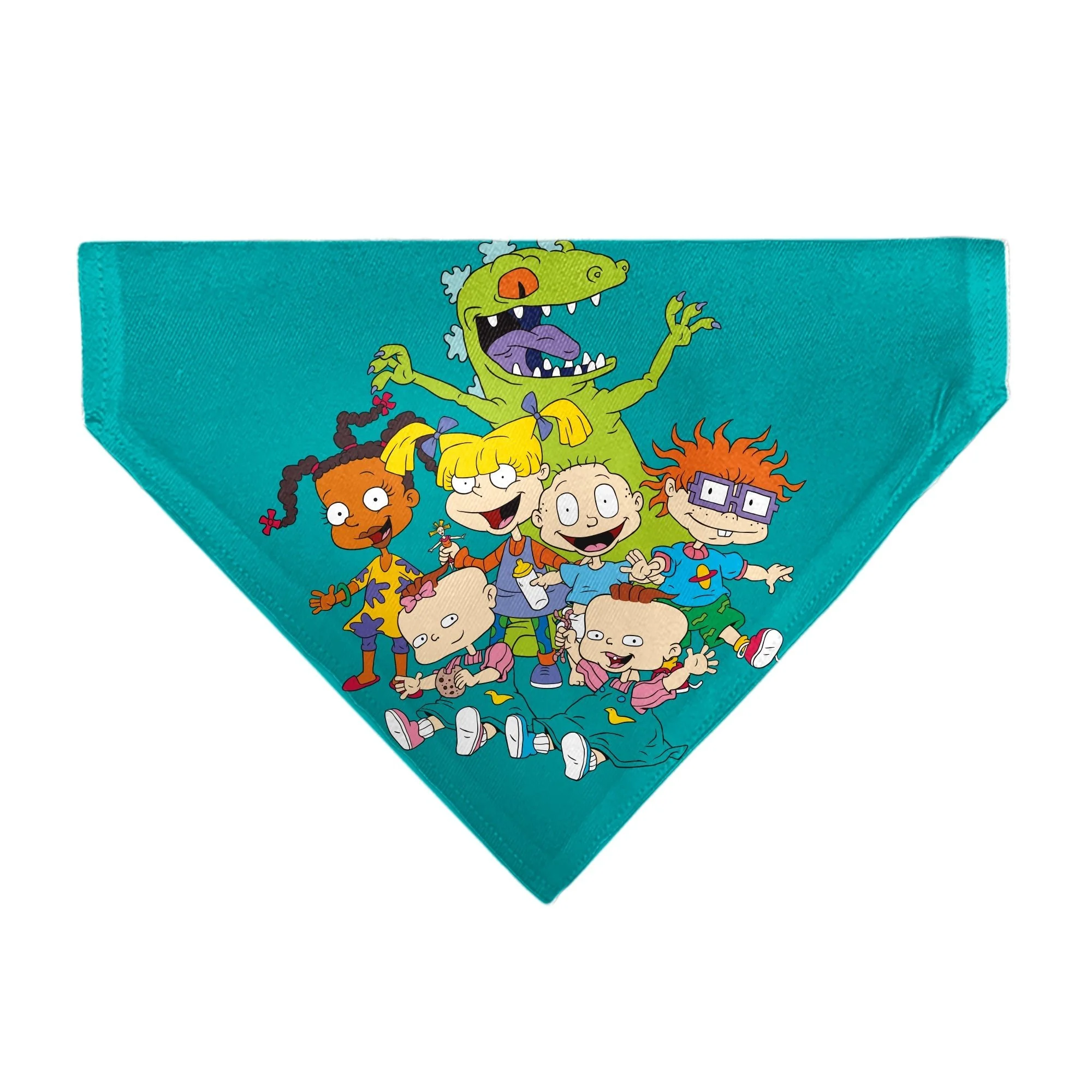 Rugrats Kids Group Pose and Title Logo Pet Bandana