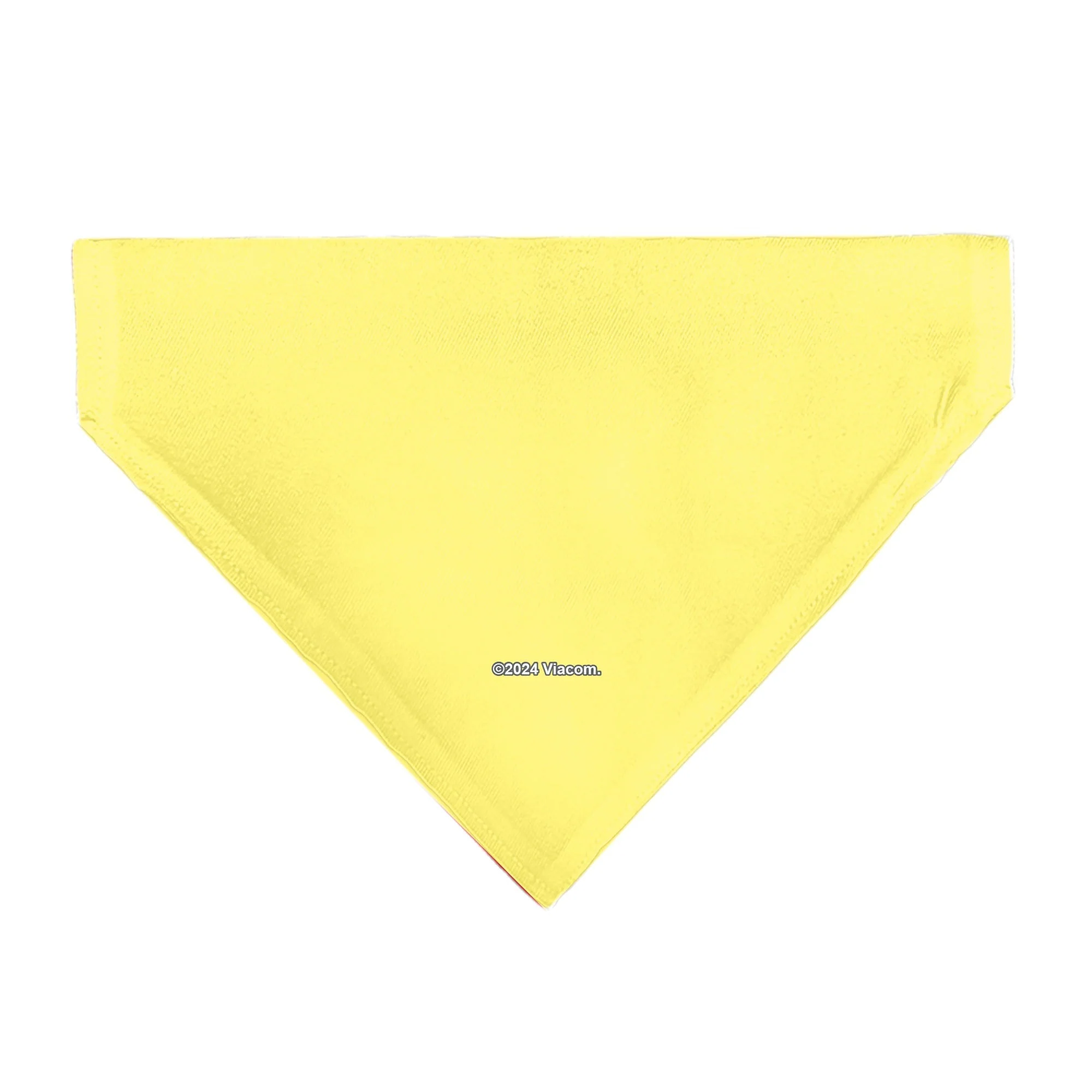 SpongeBob SquarePants Pet Bandana NORMAL IS BORING Pose Over-the-Collar Yellow. - Image 2