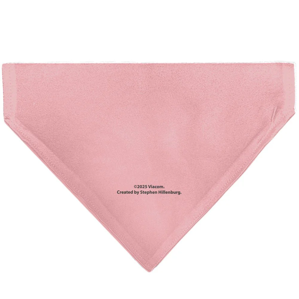 SpongeBob SquarePants Pet Bandana Patrick Star Close-Up Collar Slip Double-Sided Print Pink - Image 2