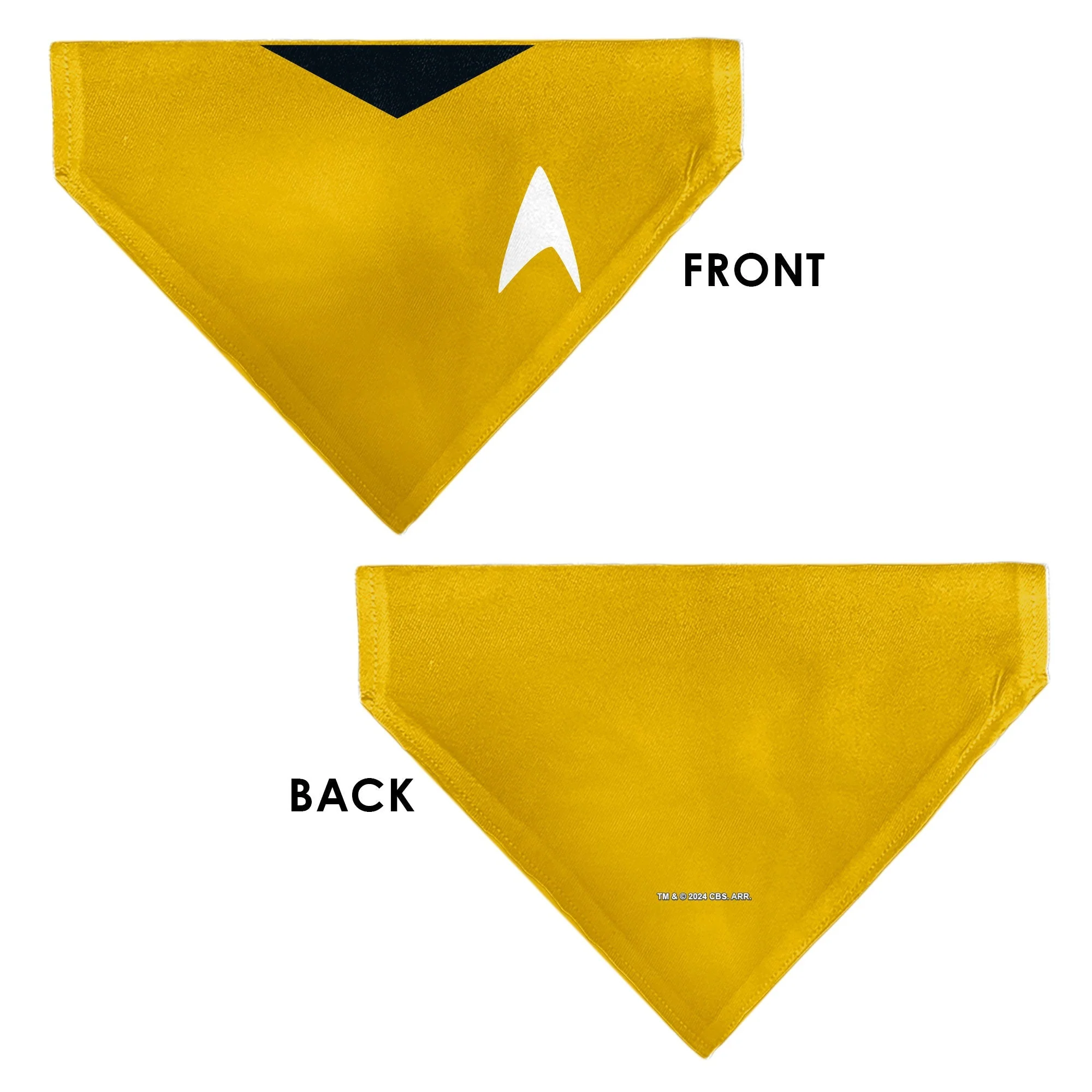 Star Trek Original Series Gold Command Uniform Pet Bandana - Image 3