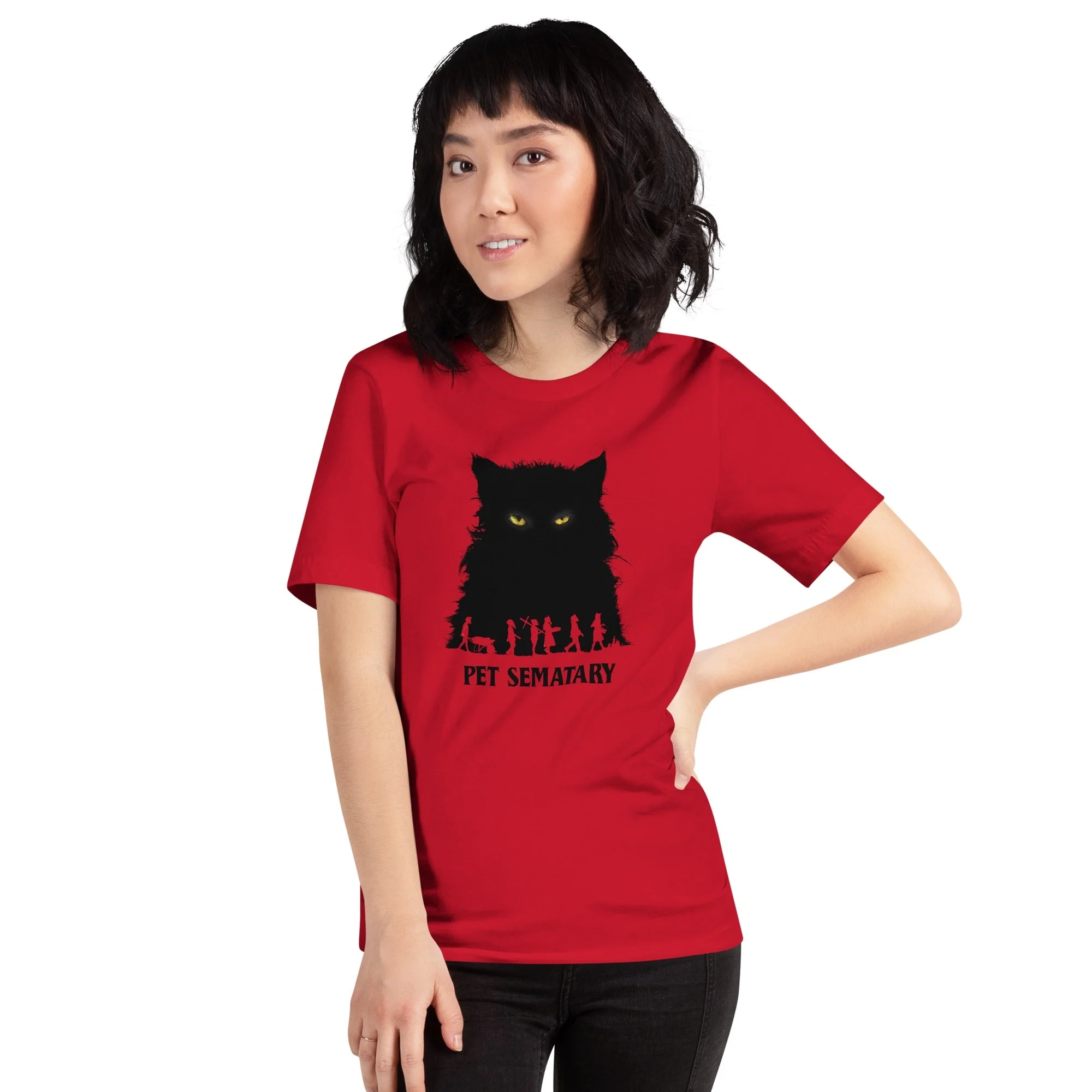 Pet Sematary (2019)  Cats Adult Short Sleeve T-Shirt - Image 3