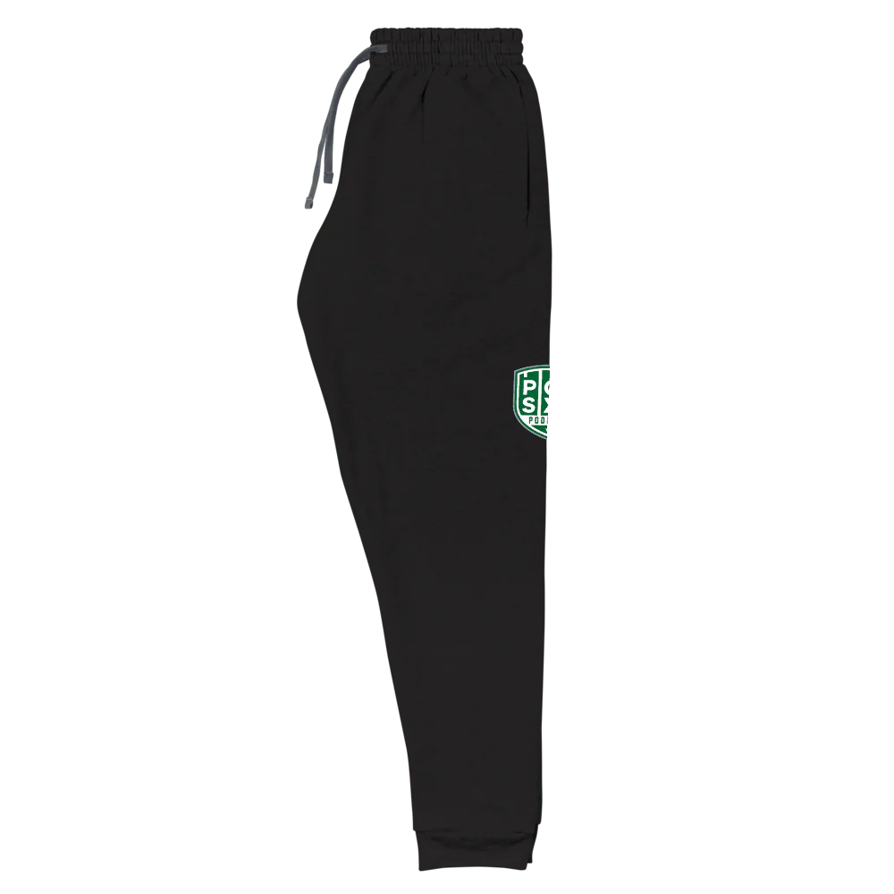 Pick Six Podcast Logo Adult Fleece Joggers - Image 4