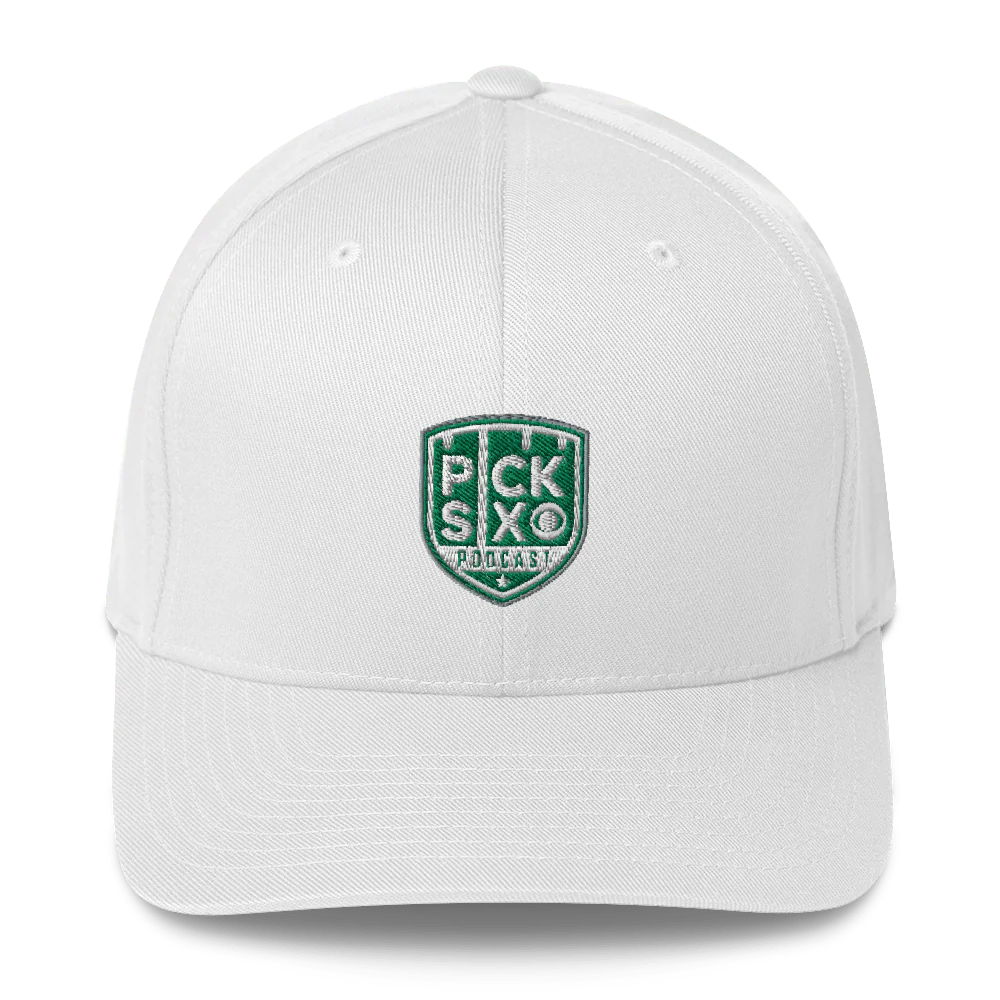 Pick Six Podcast Logo Embroidered Hat - Image 7