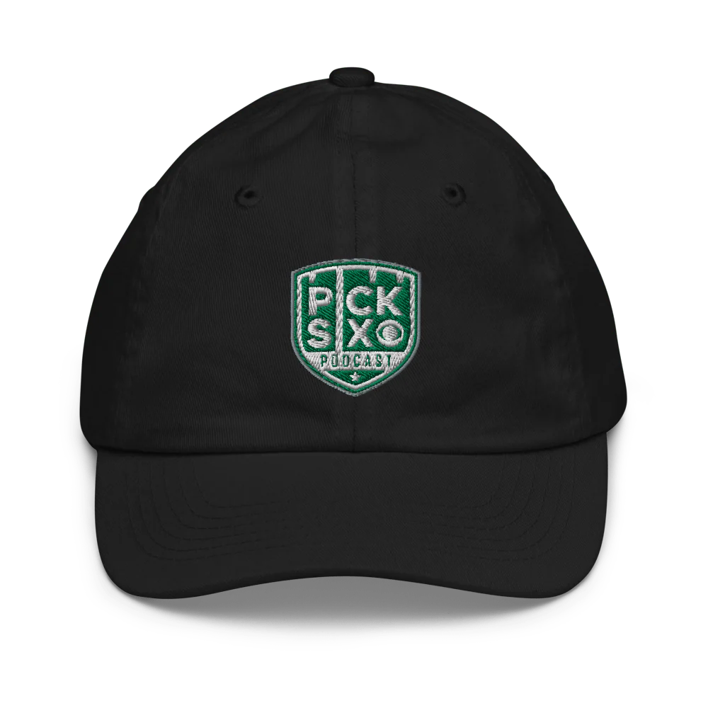 Pick Six Podcast Logo Youth Baseball Hat