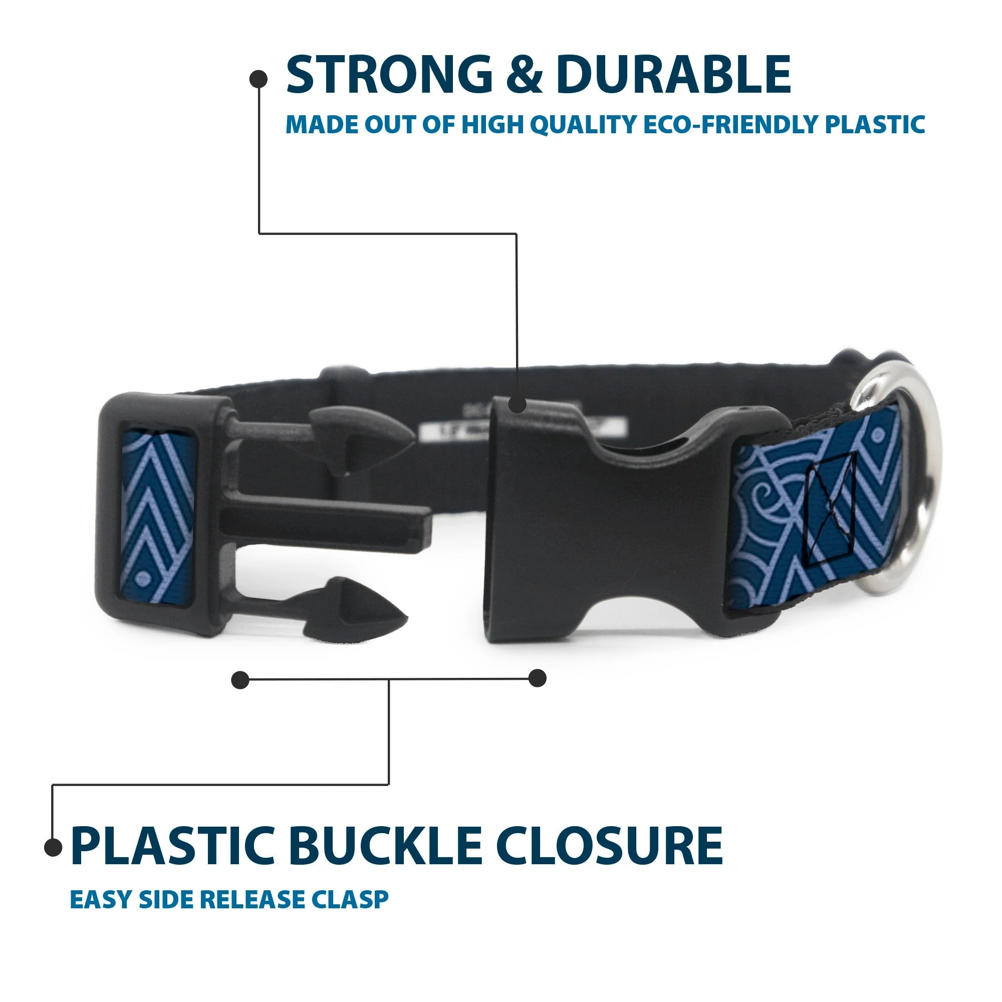 Avatar: The Last Airbender Water Element Plastic Clip Dog Collar - Image 4