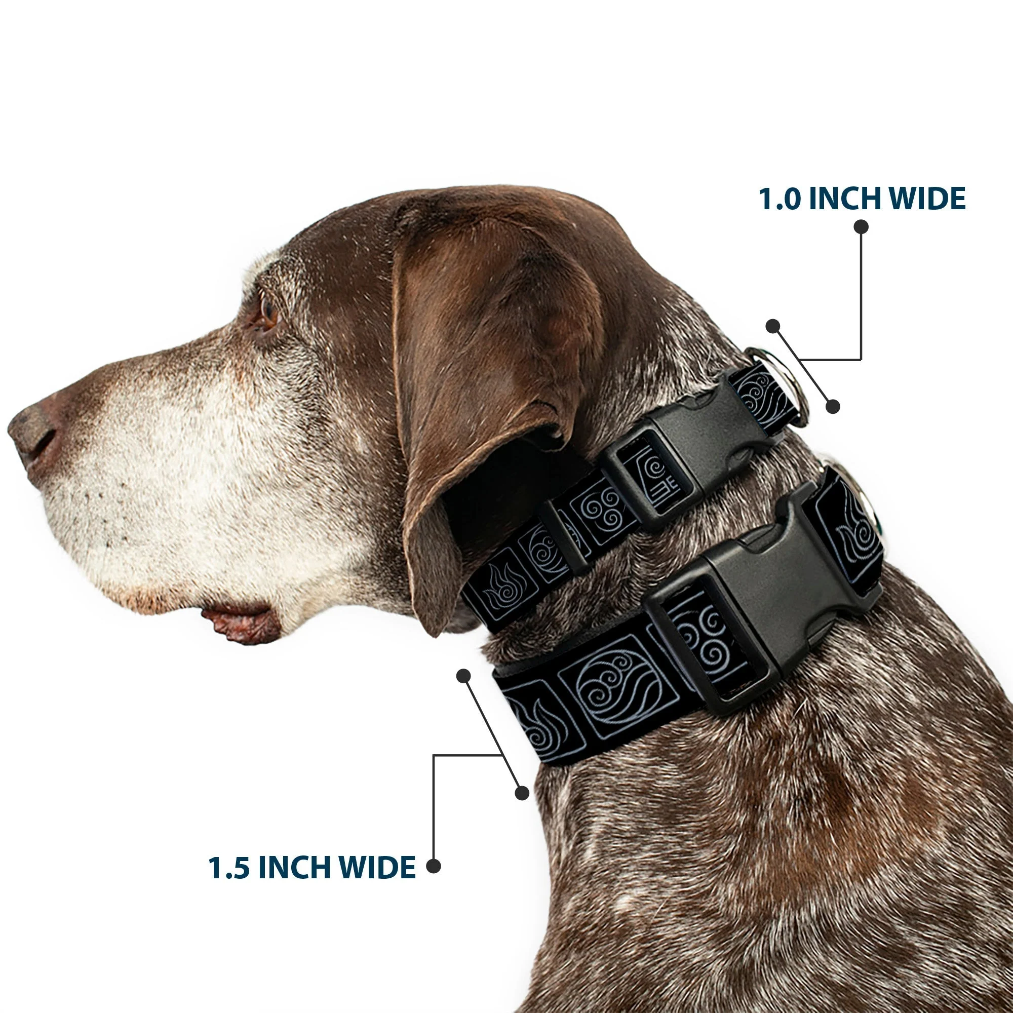 Avatar The Last Airbender Bending Elements Plastic Clip Collar - Image 2