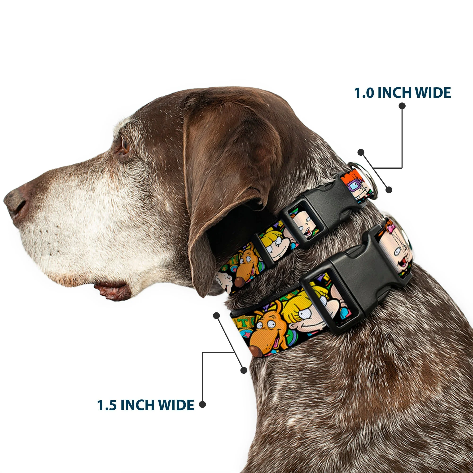 Rugrats Character Faces Close-Up Plastic Clip Collar - Image 2