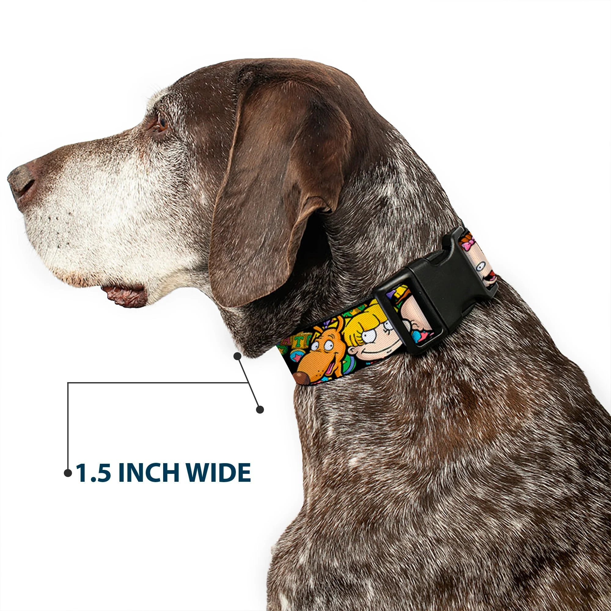 Rugrats Character Faces Close-Up Plastic Clip Collar - Image 7