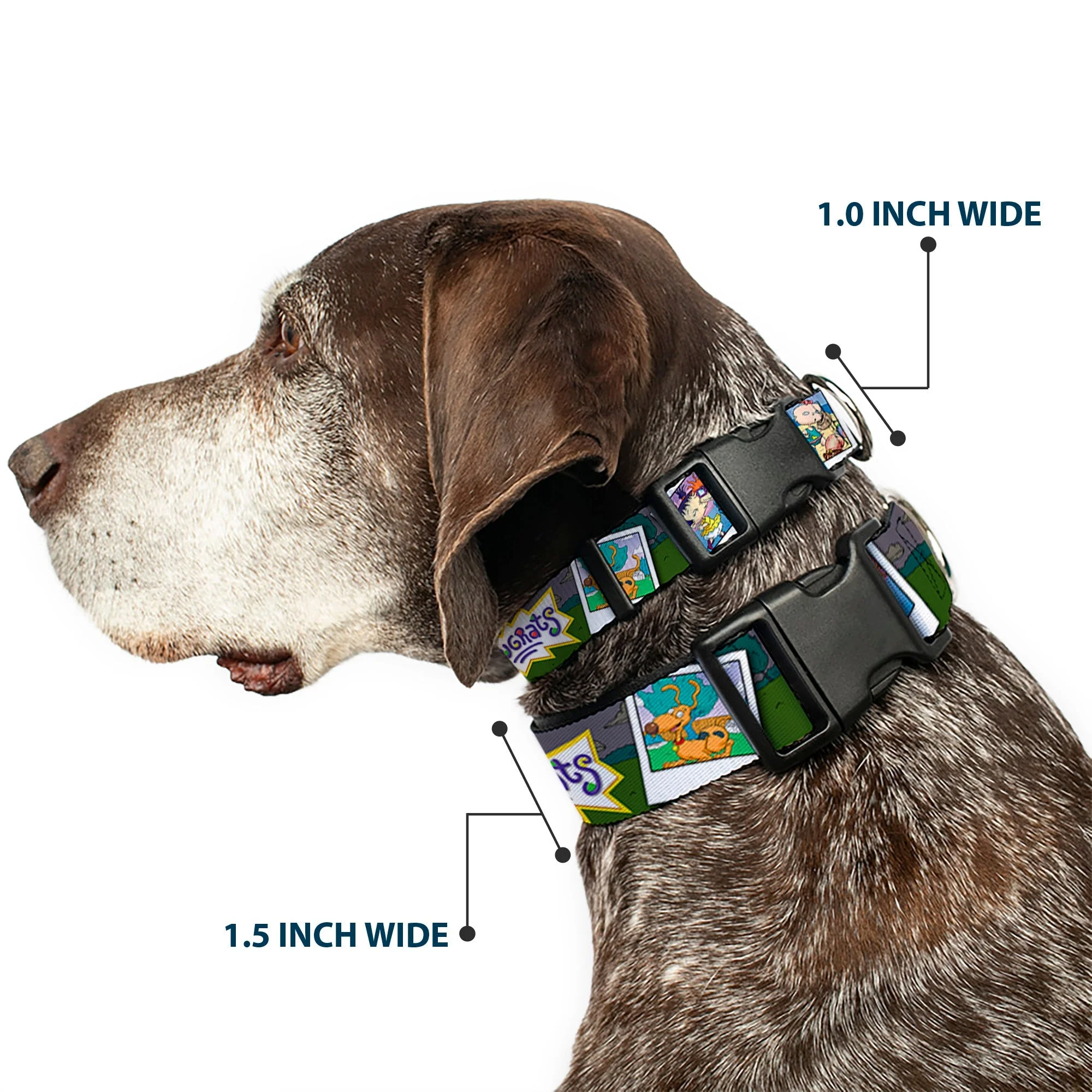 Rugrats Character Snapshots Durable Plastic Clip Dog Collar - Image 2