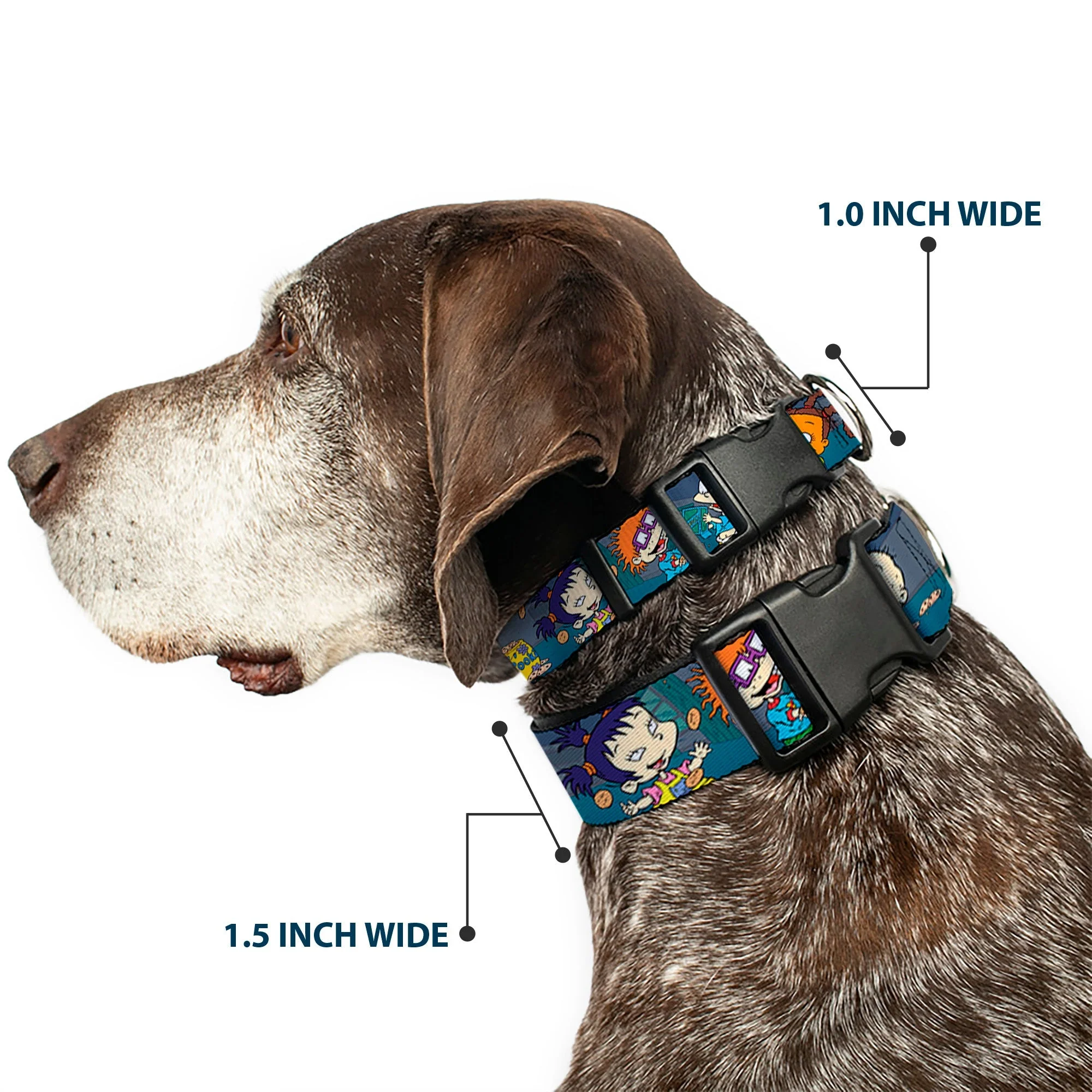 Rugrats Cookie Scene Plastic Clip Adjustable Pet Collar - Image 2