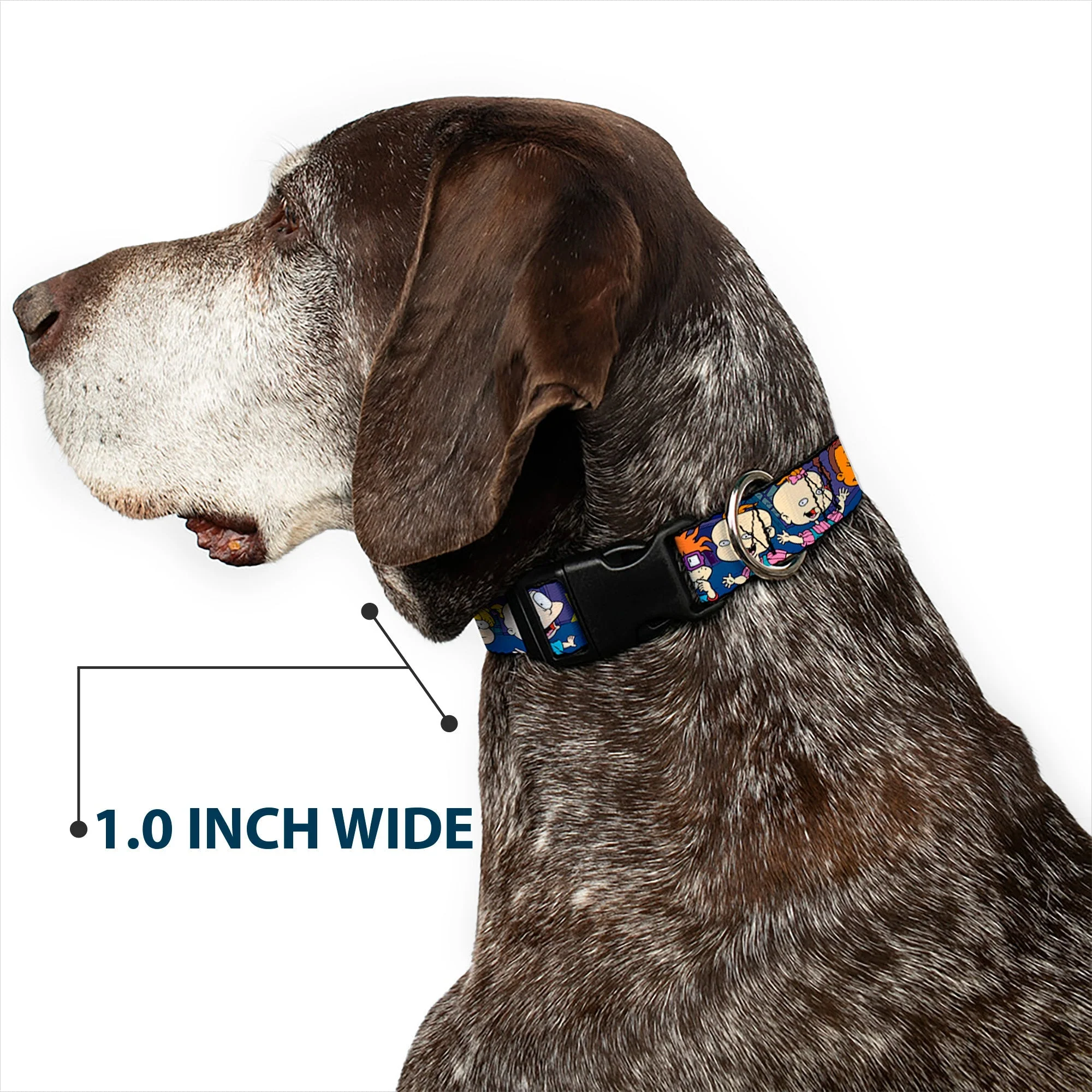 Rugrats Group Pose Plastic Clip Adjustable Pet Collar - Image 6