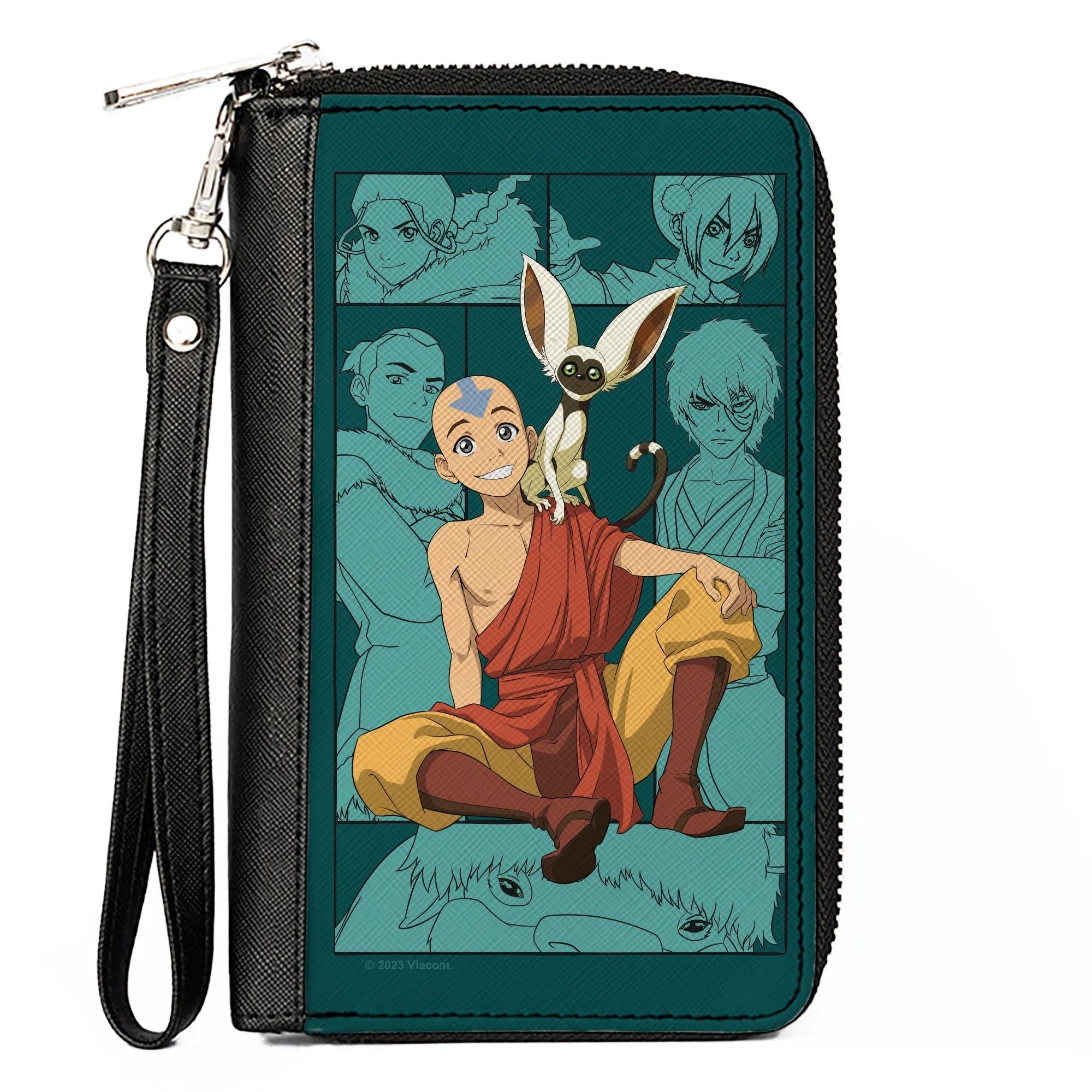 Avatar: The Last Airbender Aang and Momo Zip Around Wallet