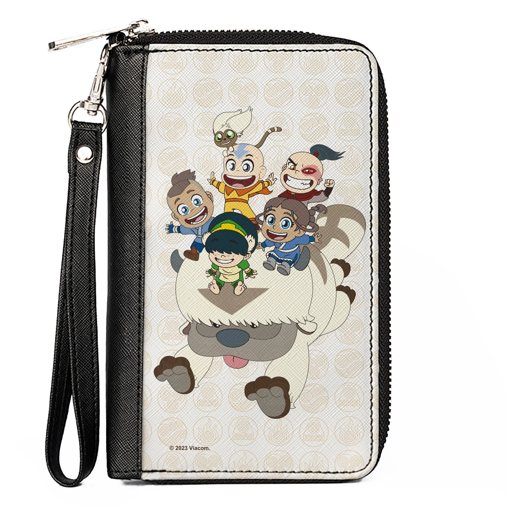 Official Avatar Chibi Characters on Appa Zip Around Wallet