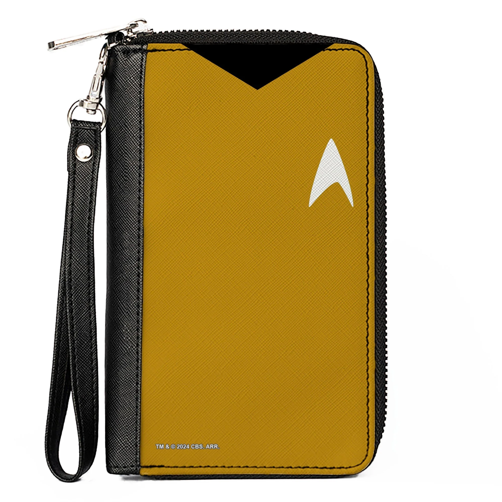 Star Trek Captain Kirk Yellow Uniform Classic Zip Around Wallet