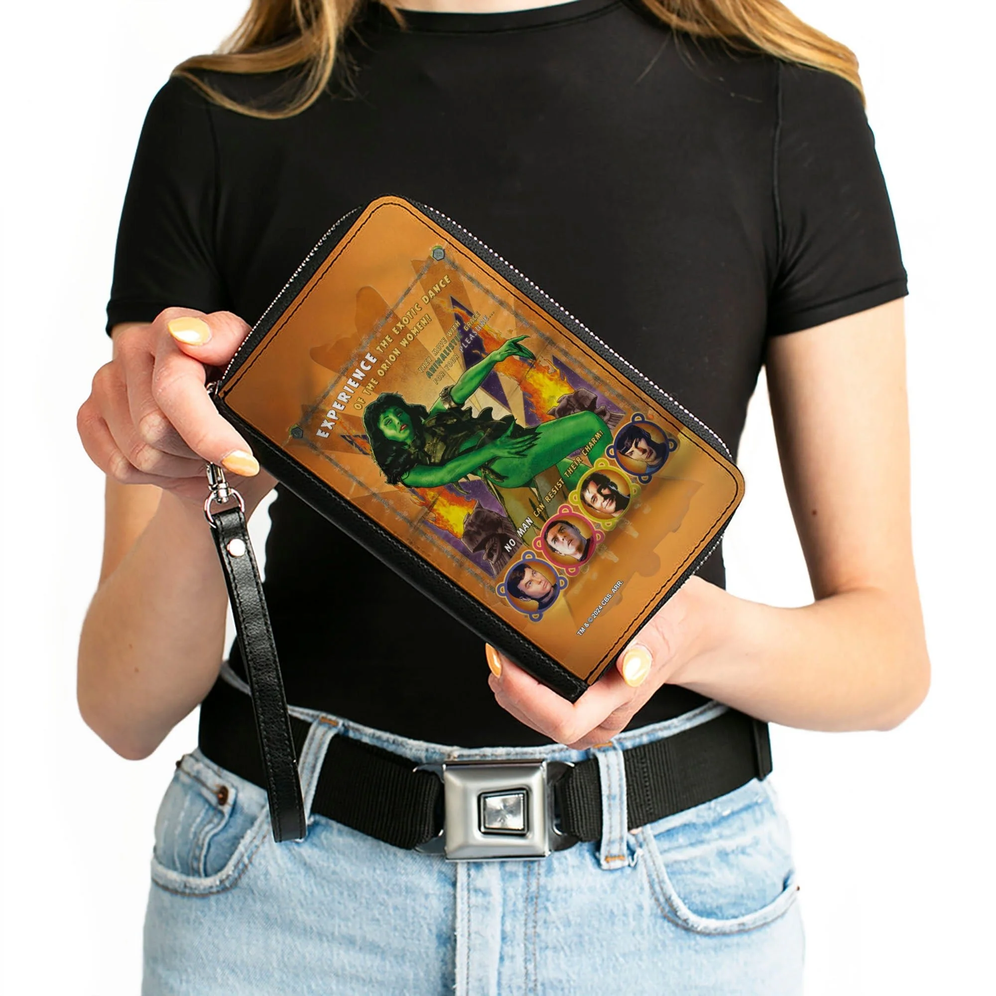 Star Trek Classic Orion Character Pose Women's Zip Around Wallet - Image 4