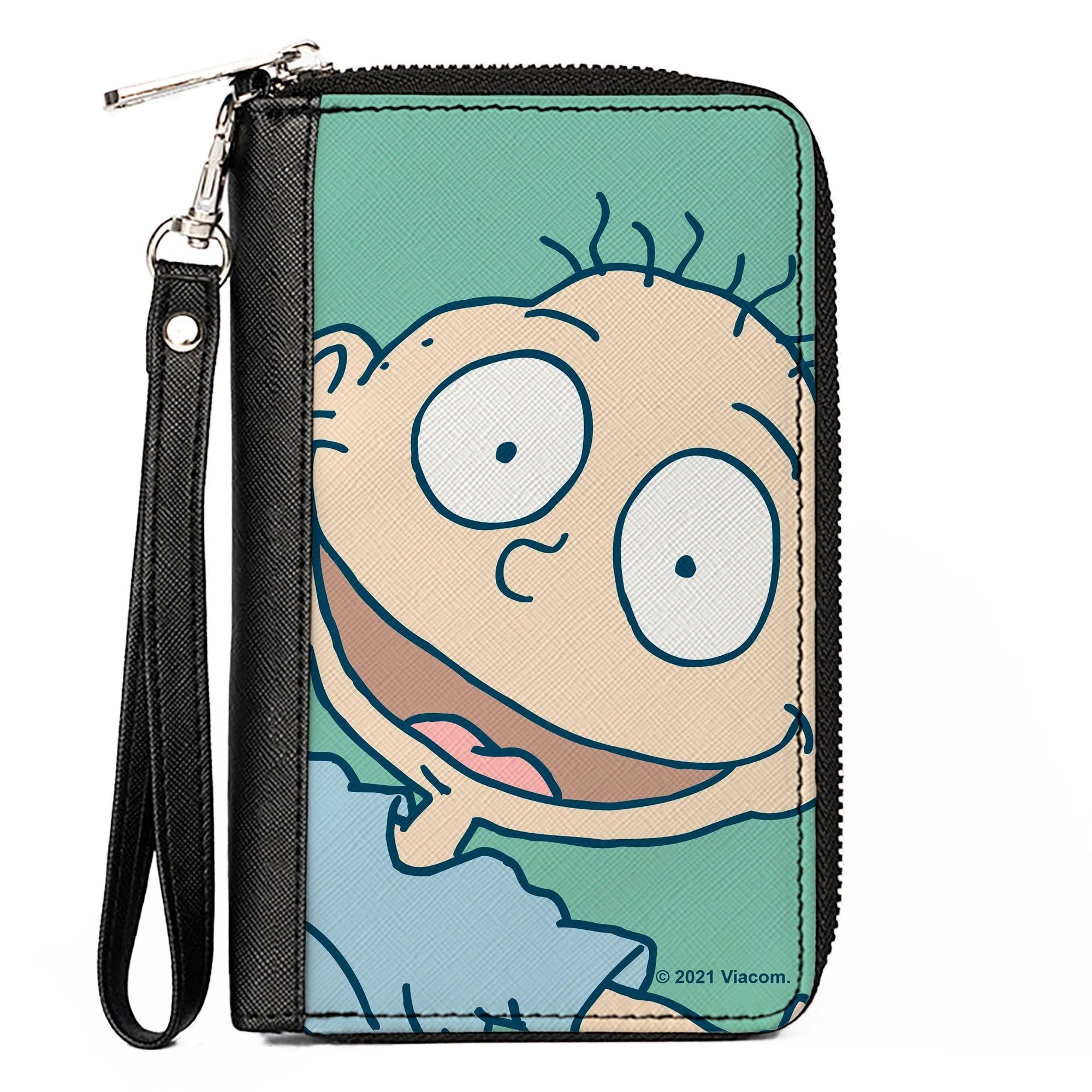 Rugrats Tommy Pickles Close-Up Face Zip Around Wallet