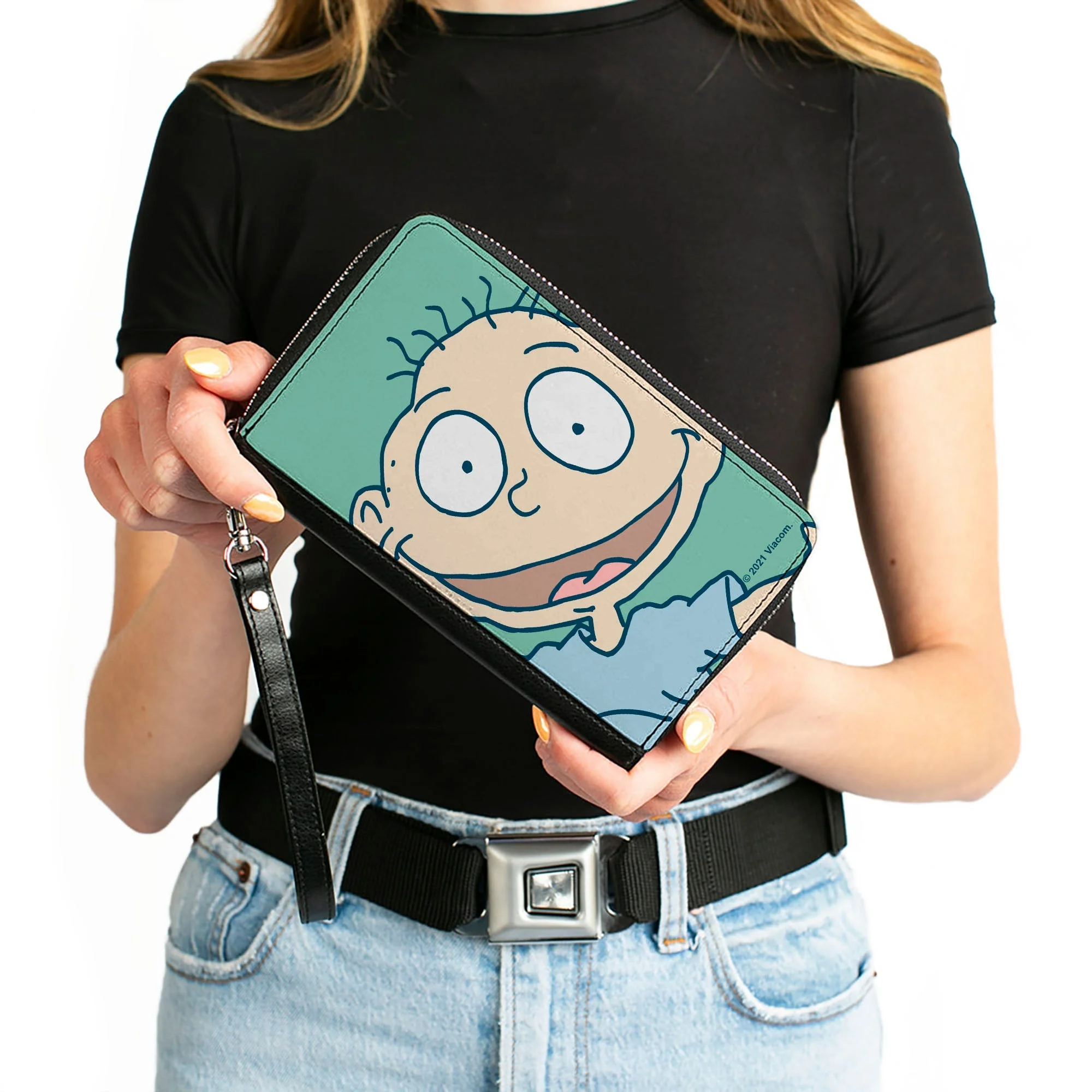 Rugrats Tommy Pickles Close-Up Face Zip Around Wallet - Image 4