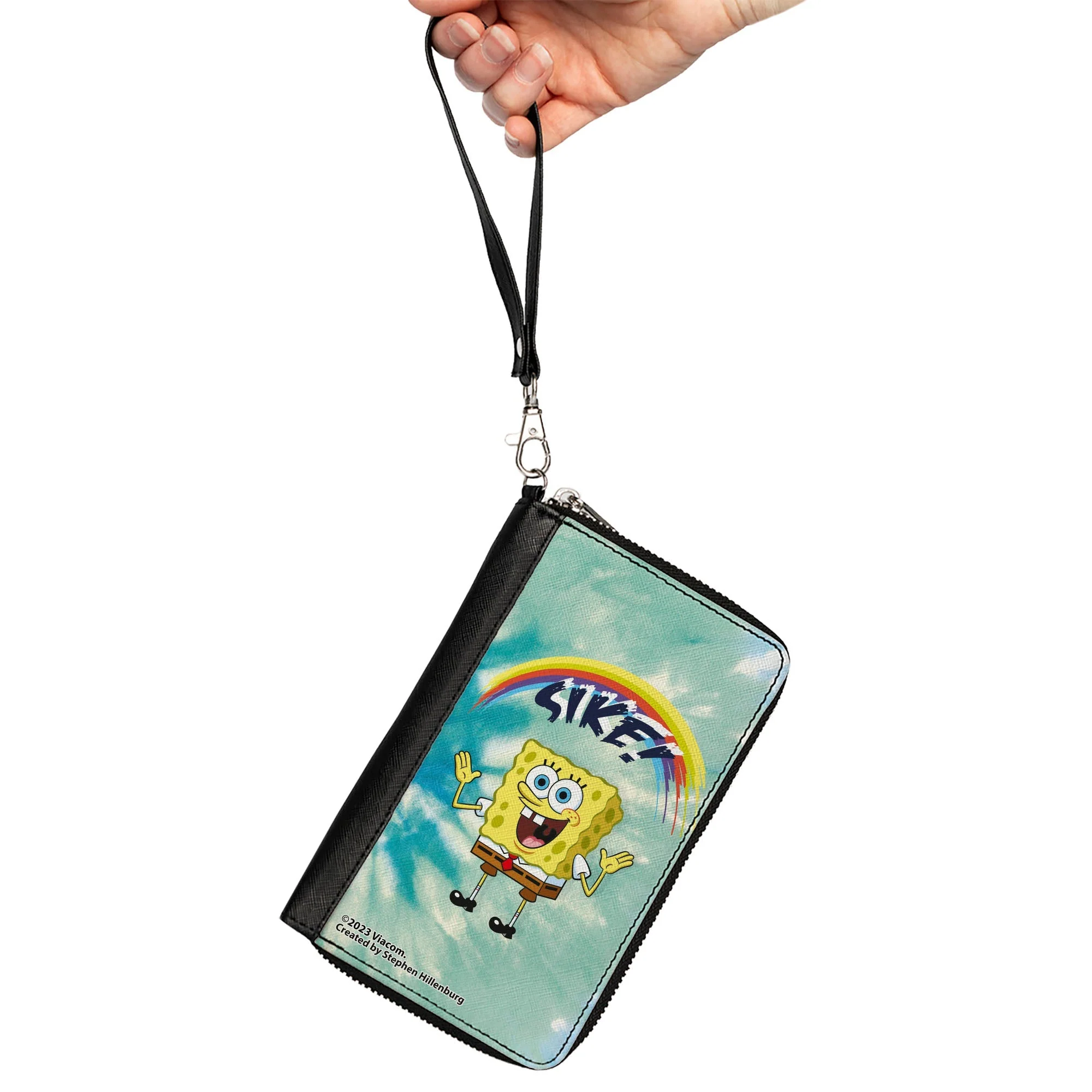 SpongeBob SquarePants Wallet Rainbow SIKE! Pose Blues Zip Around - Image 2