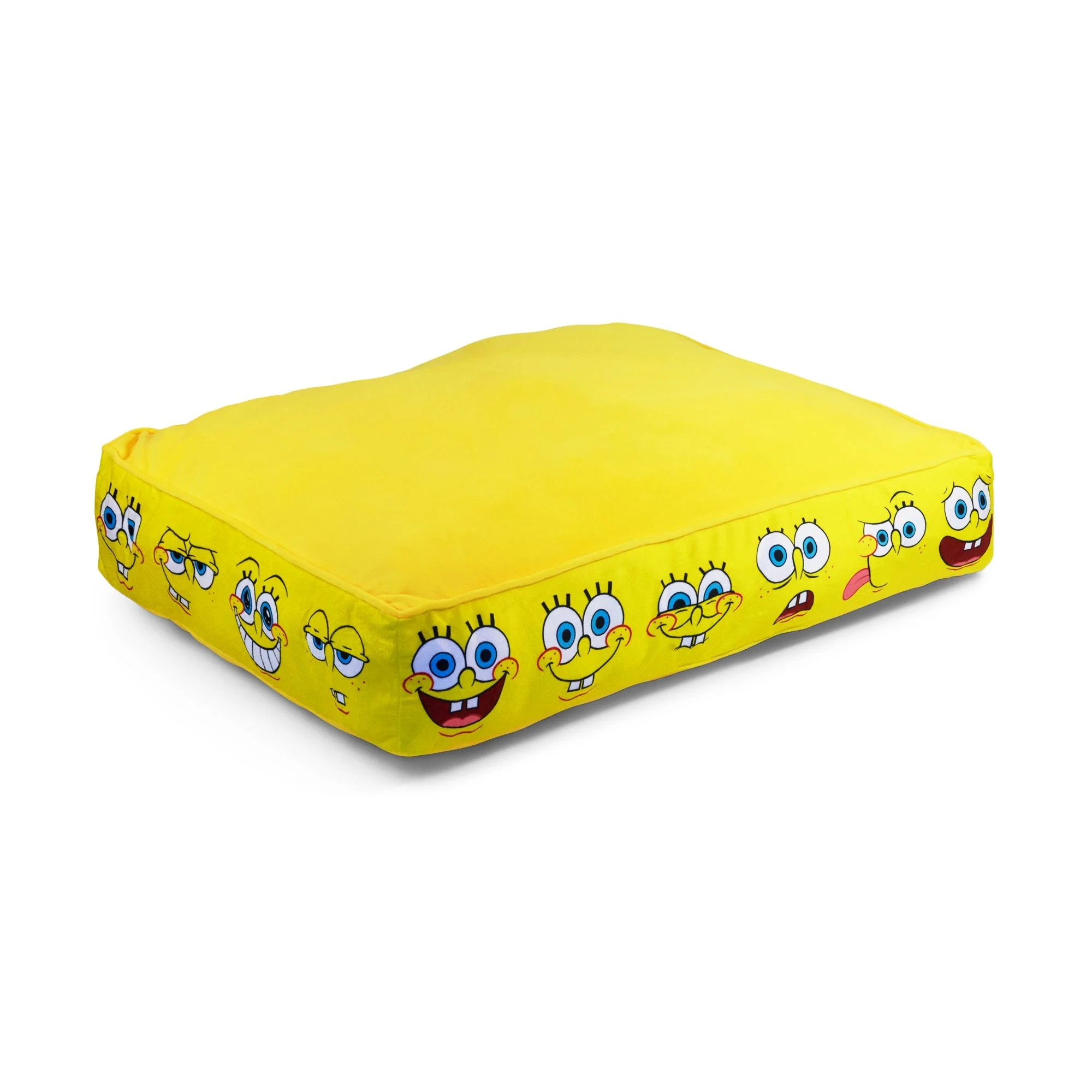 SpongeBob SquarePants Rectangle Pet Bed Expressions Yellow Ultra Plush - Image 2