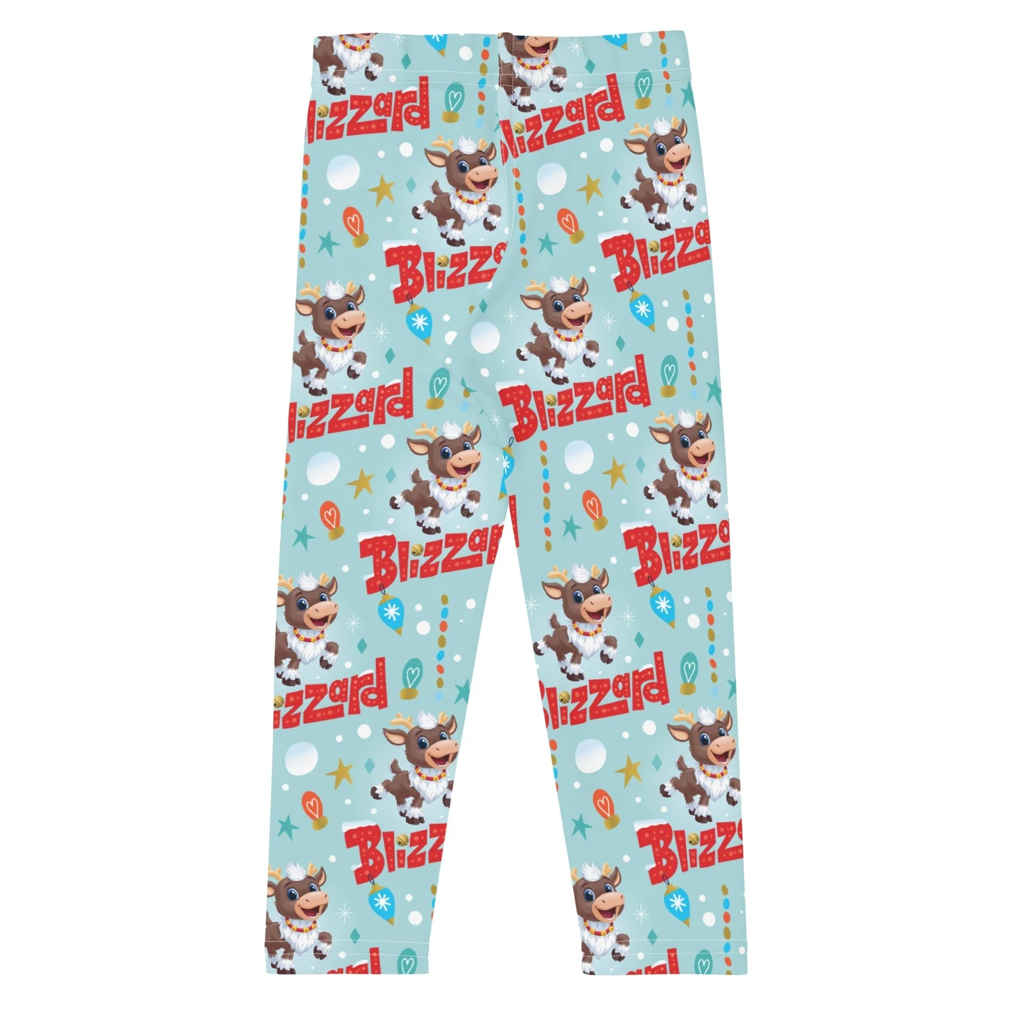 Reindeer in Here Blizz the Season Kids Leggings - Image 2