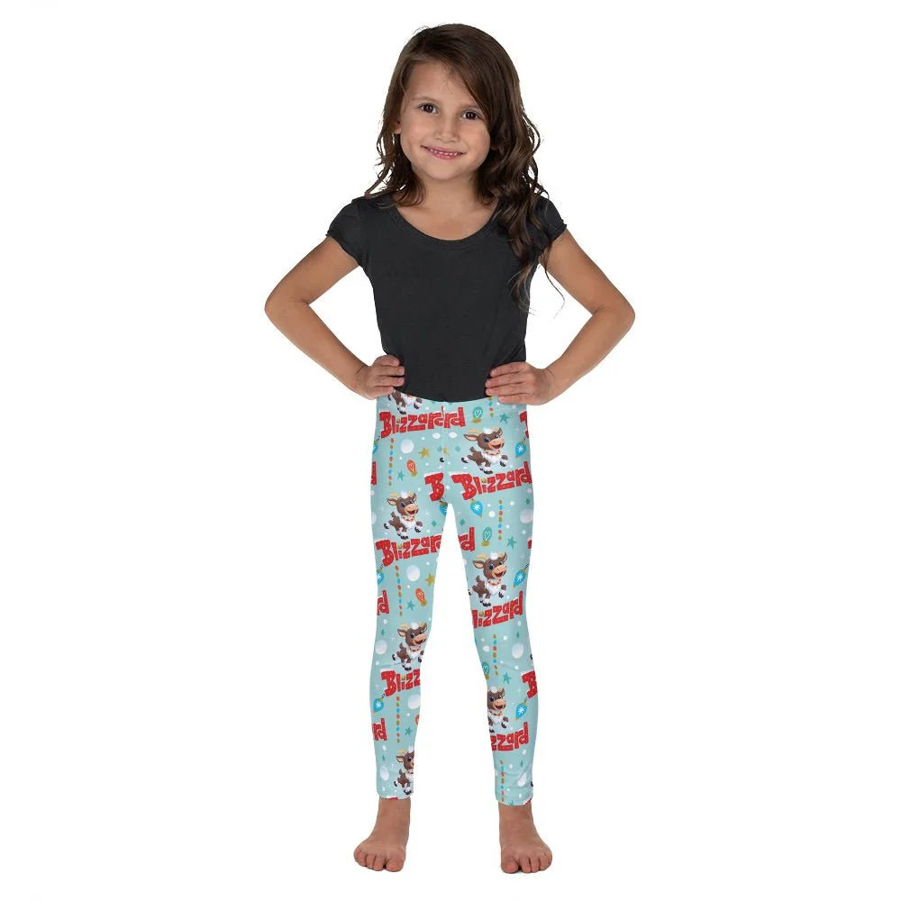 Reindeer in Here Blizz the Season Kids Leggings - Image 3