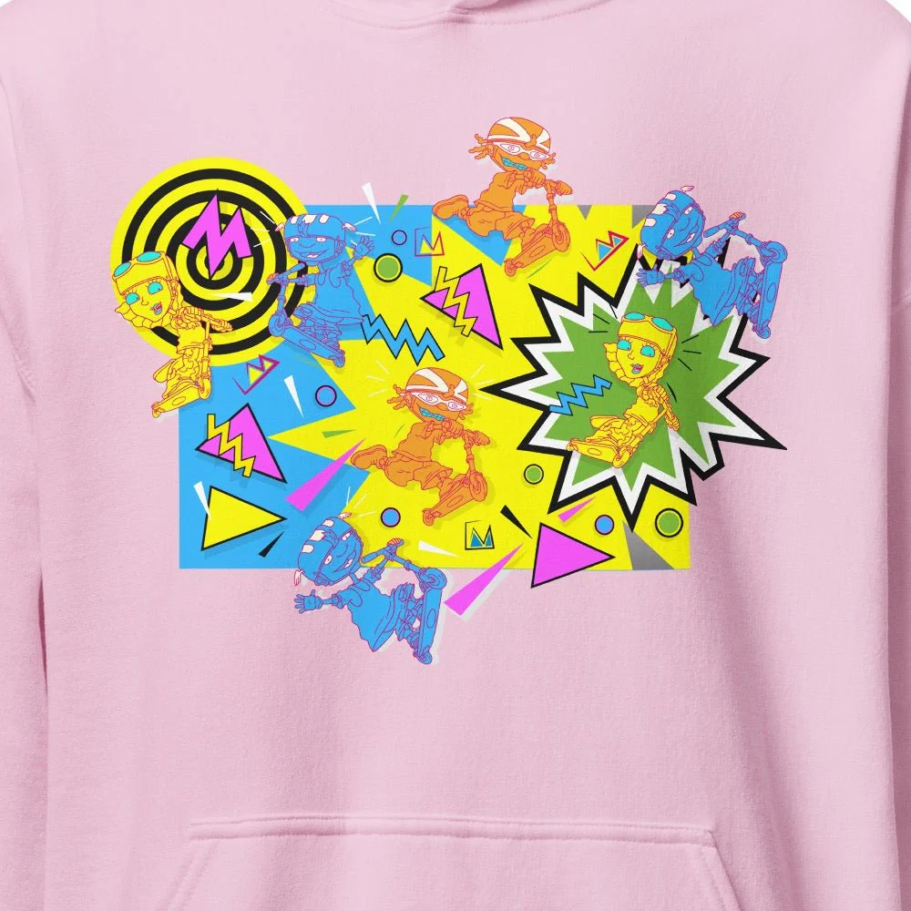 Rocket Power Board Life Adult Hooded Sweatshirt - Image 2