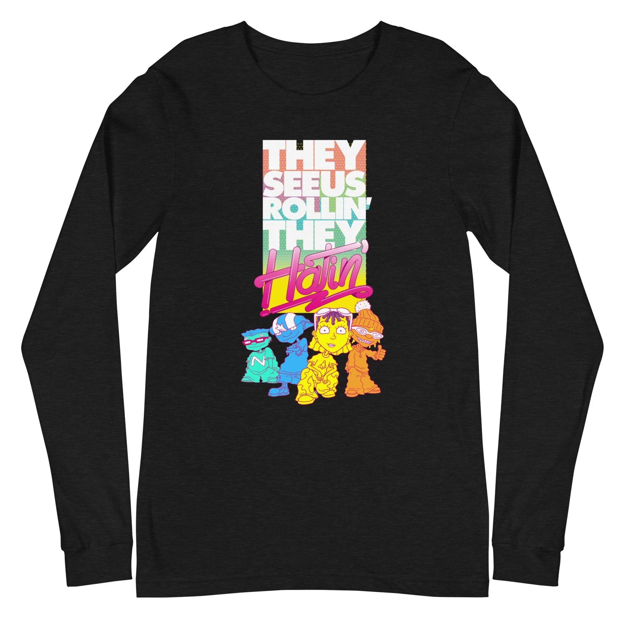Rocket Power They See Us Rollin' Adult Long Sleeve Shirt - Image 4