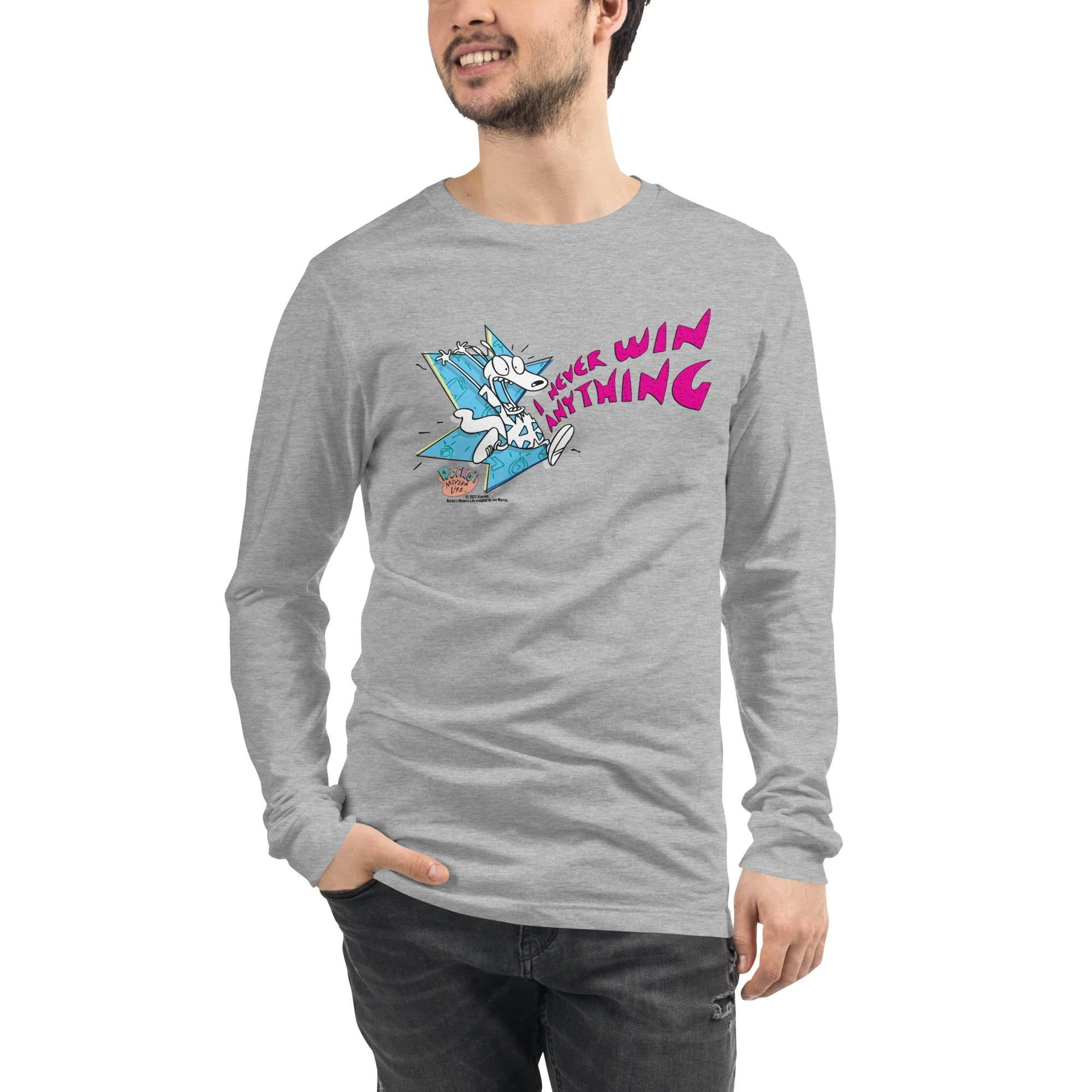 Rocko's Modern Life I Never Win Anything Unisex Long Sleeve Shirt - Image 3