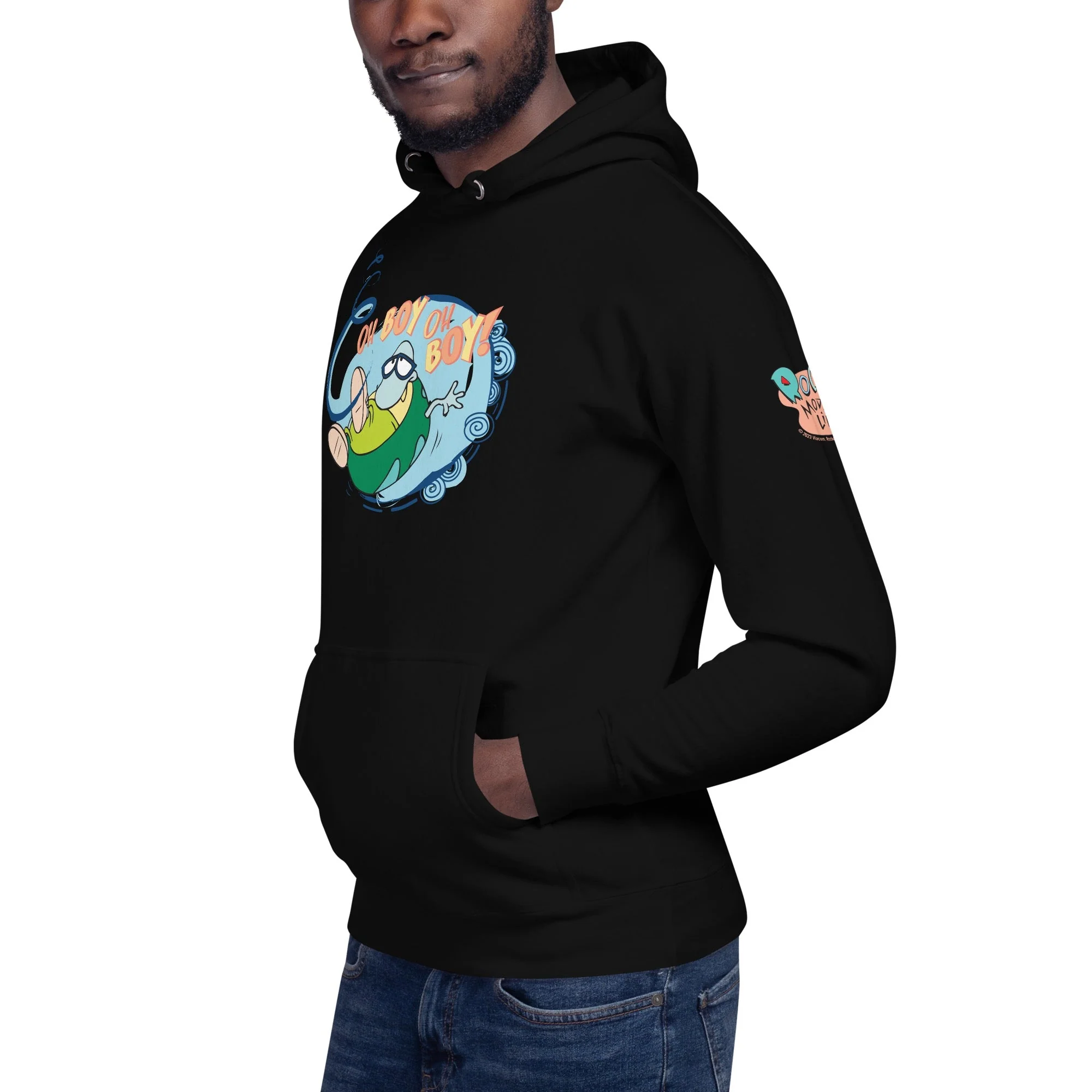 Rocko's Modern Life Oh Boy Oh Boy Adult Hooded Sweatshirt - Image 3