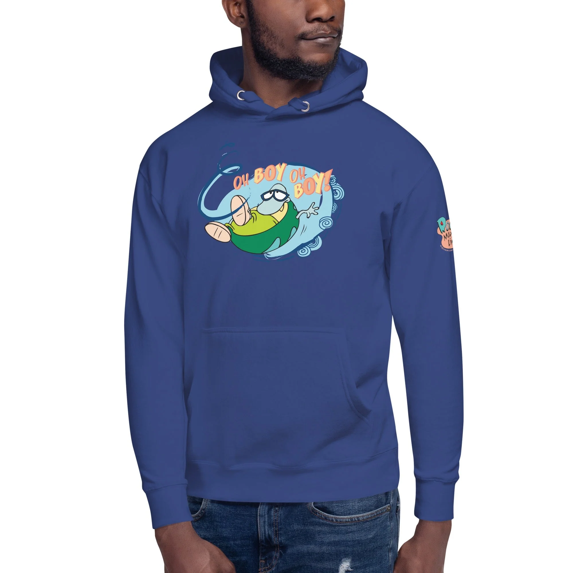 Rocko's Modern Life Oh Boy Oh Boy Adult Hooded Sweatshirt - Image 6