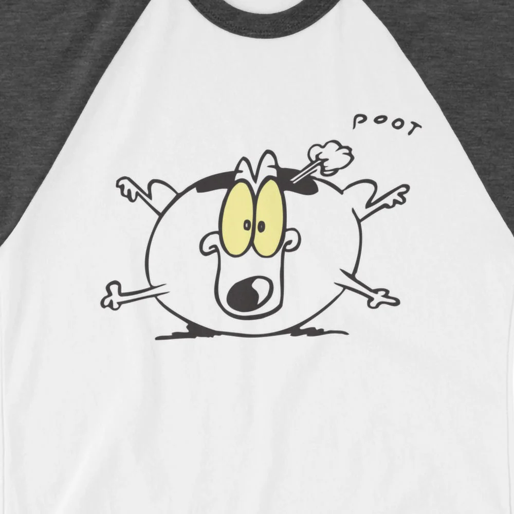 Rocko's Modern Life Poot Unisex 3/4 Sleeve Raglan Shirt - Image 2