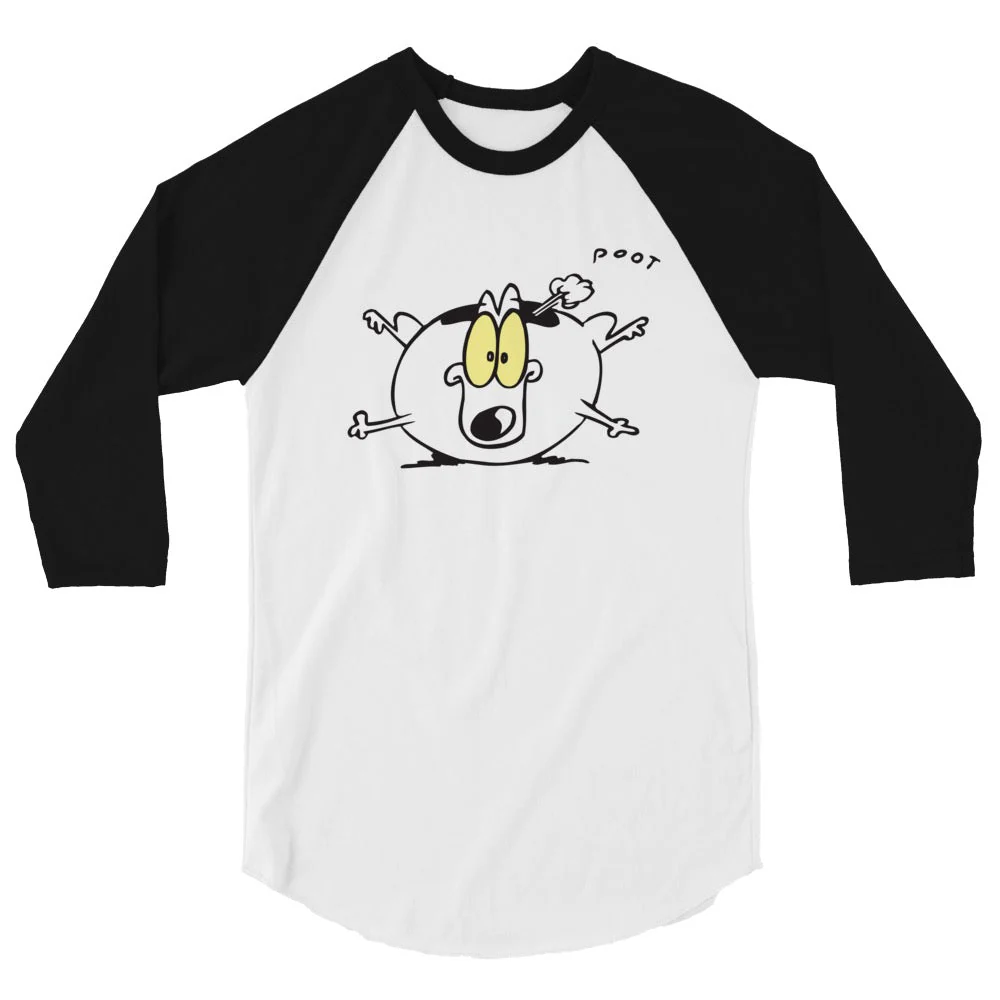 Rocko's Modern Life Poot Unisex 3/4 Sleeve Raglan Shirt - Image 4