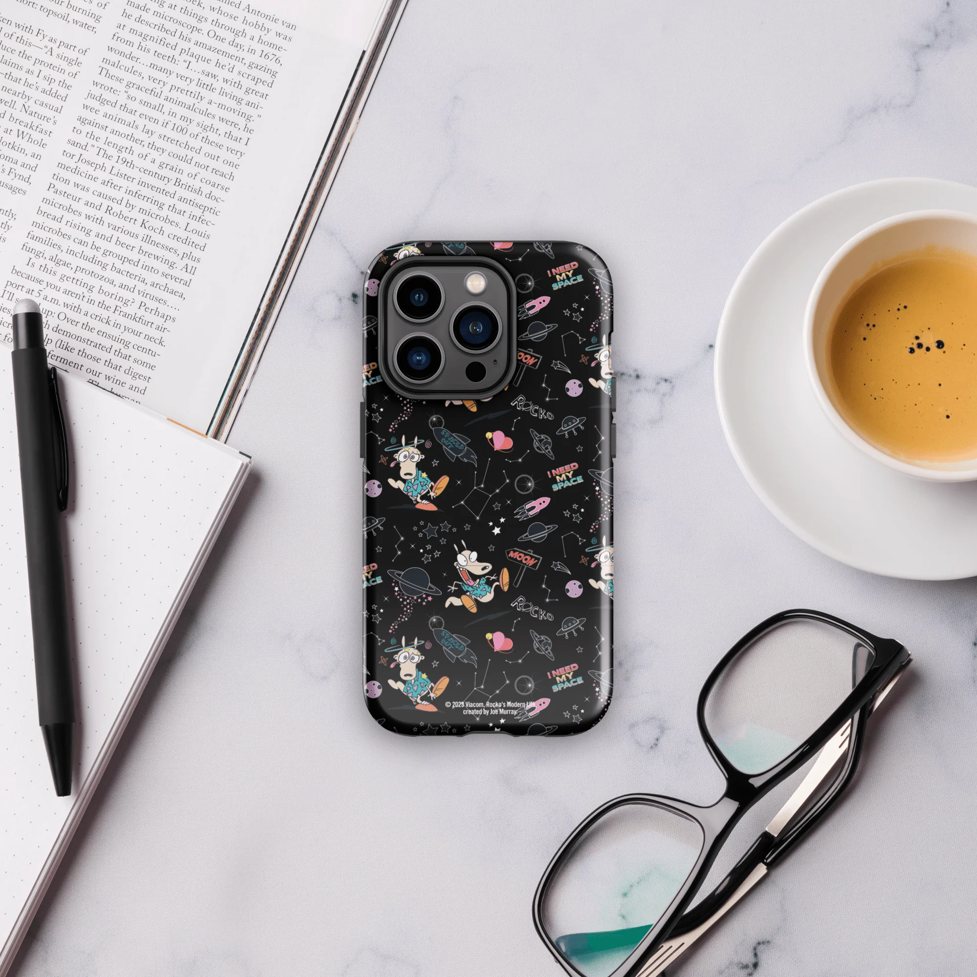 Rocko's Modern Life Space Pattern Tough Phone Case - iPhone - Image 33