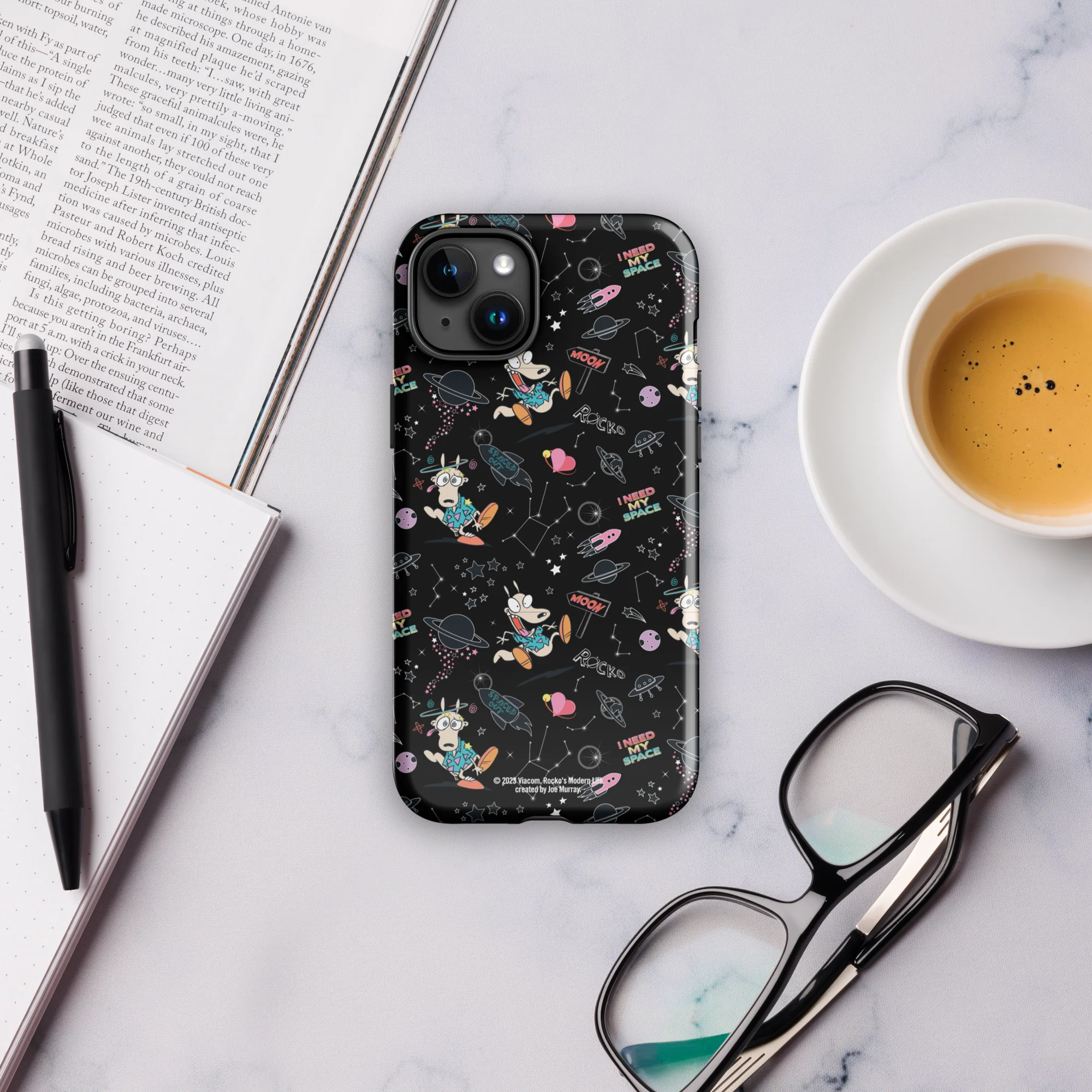 Rocko's Modern Life Space Pattern Tough Phone Case - iPhone - Image 42