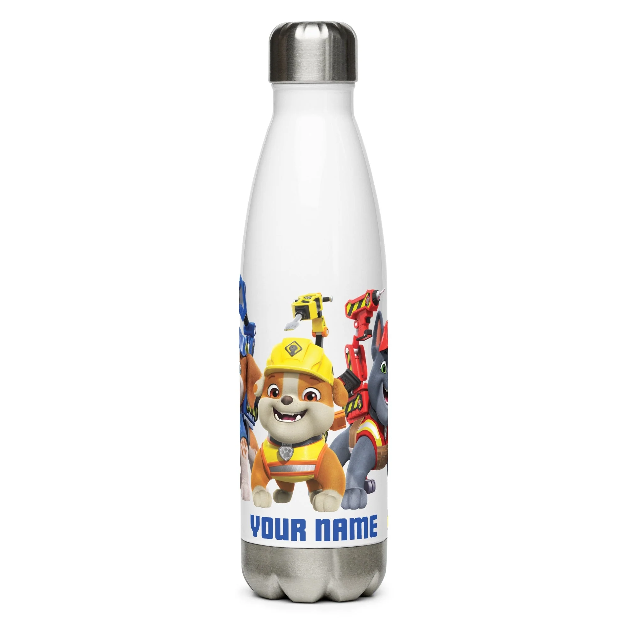 Rubble & Crew Characters Personalized Water Bottle