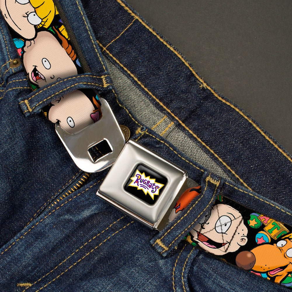 Rugrats Logo and Character Faces Close-Up Seatbelt Belt - Image 2