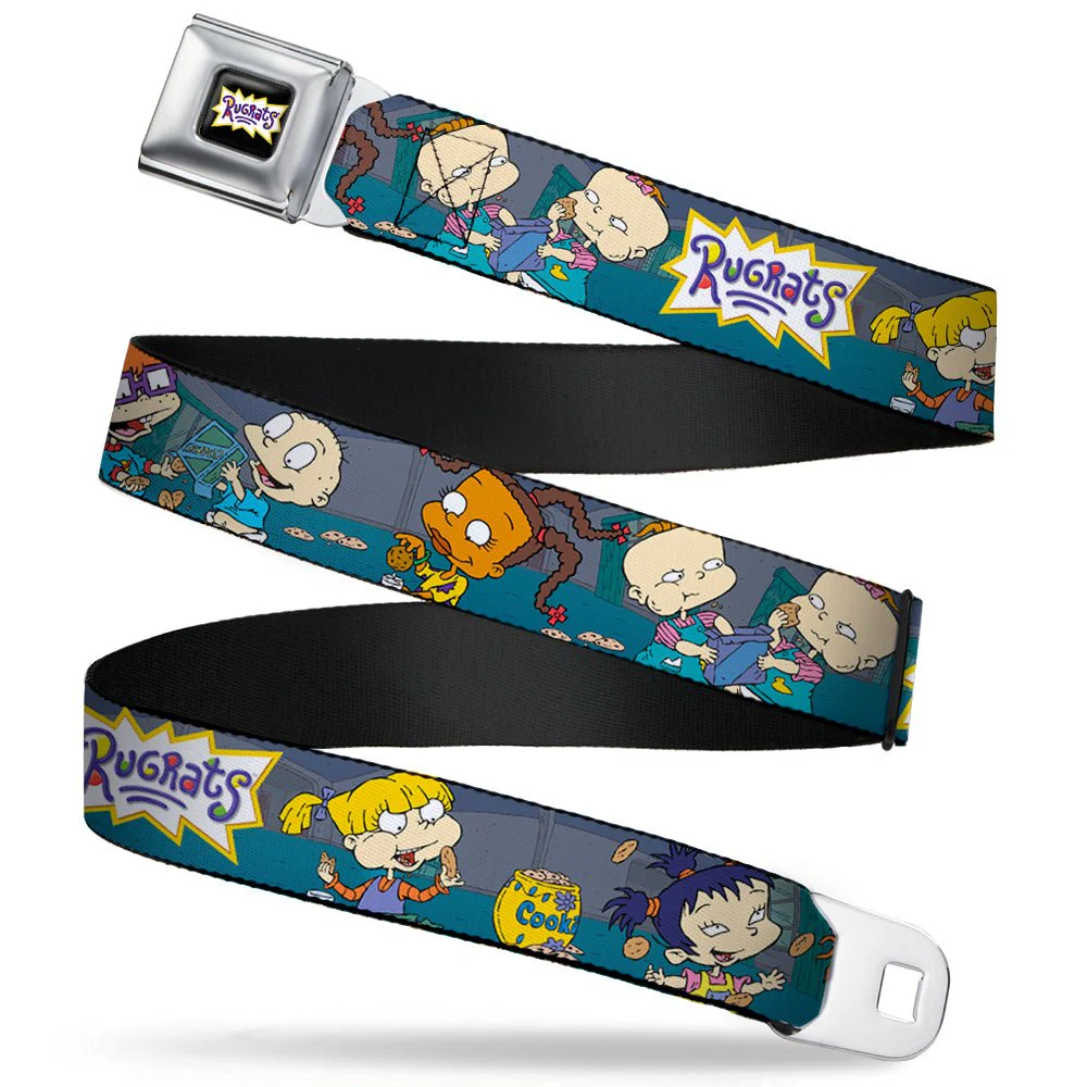 Rugrats Cookie Scene Logo Full Color Seatbelt Belt