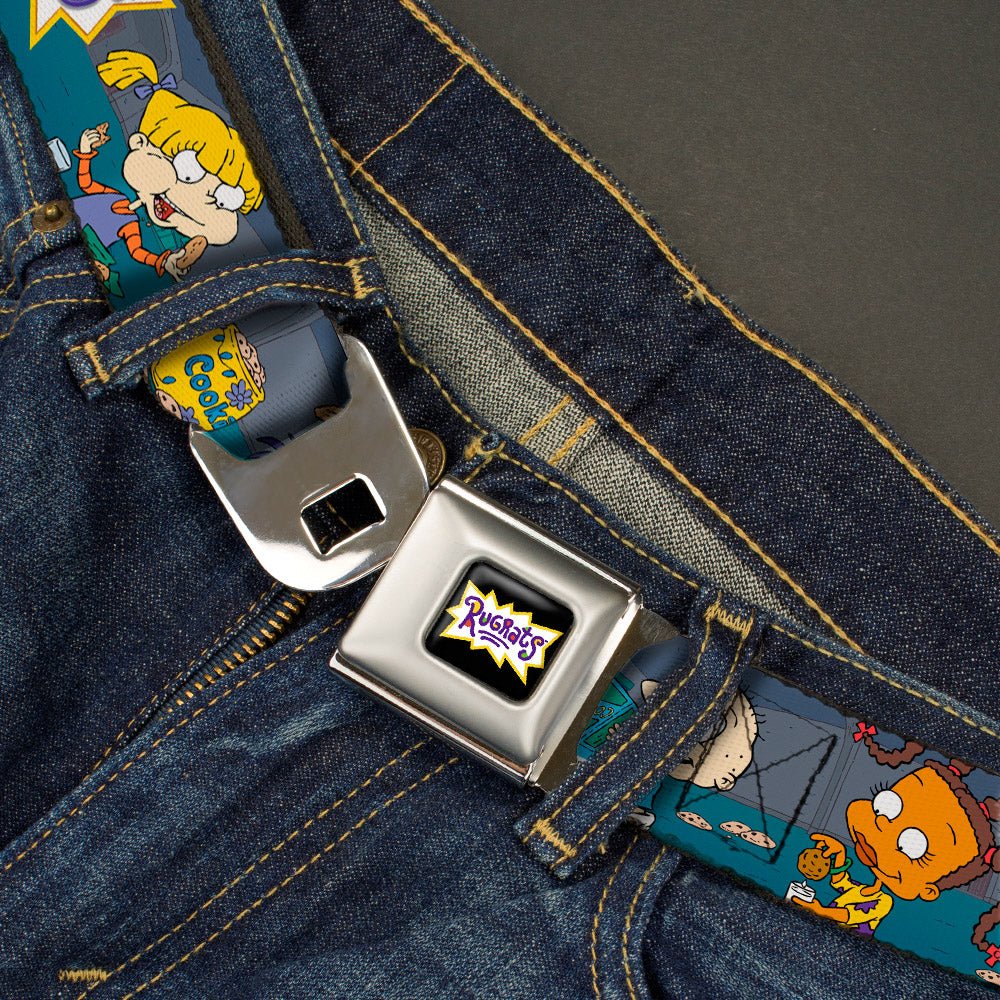 Rugrats Cookie Scene Logo Full Color Seatbelt Belt - Image 2