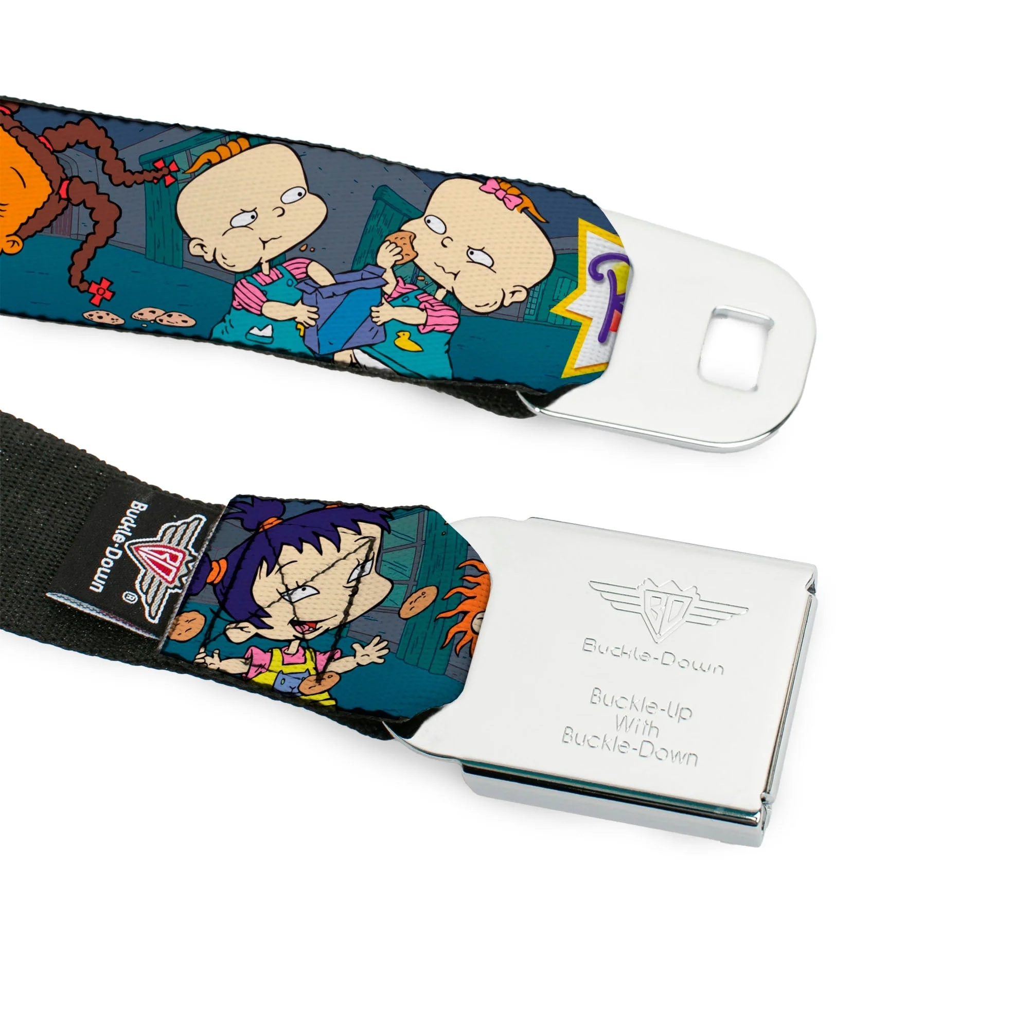 Rugrats Cookie Scene Logo Full Color Seatbelt Belt - Image 9