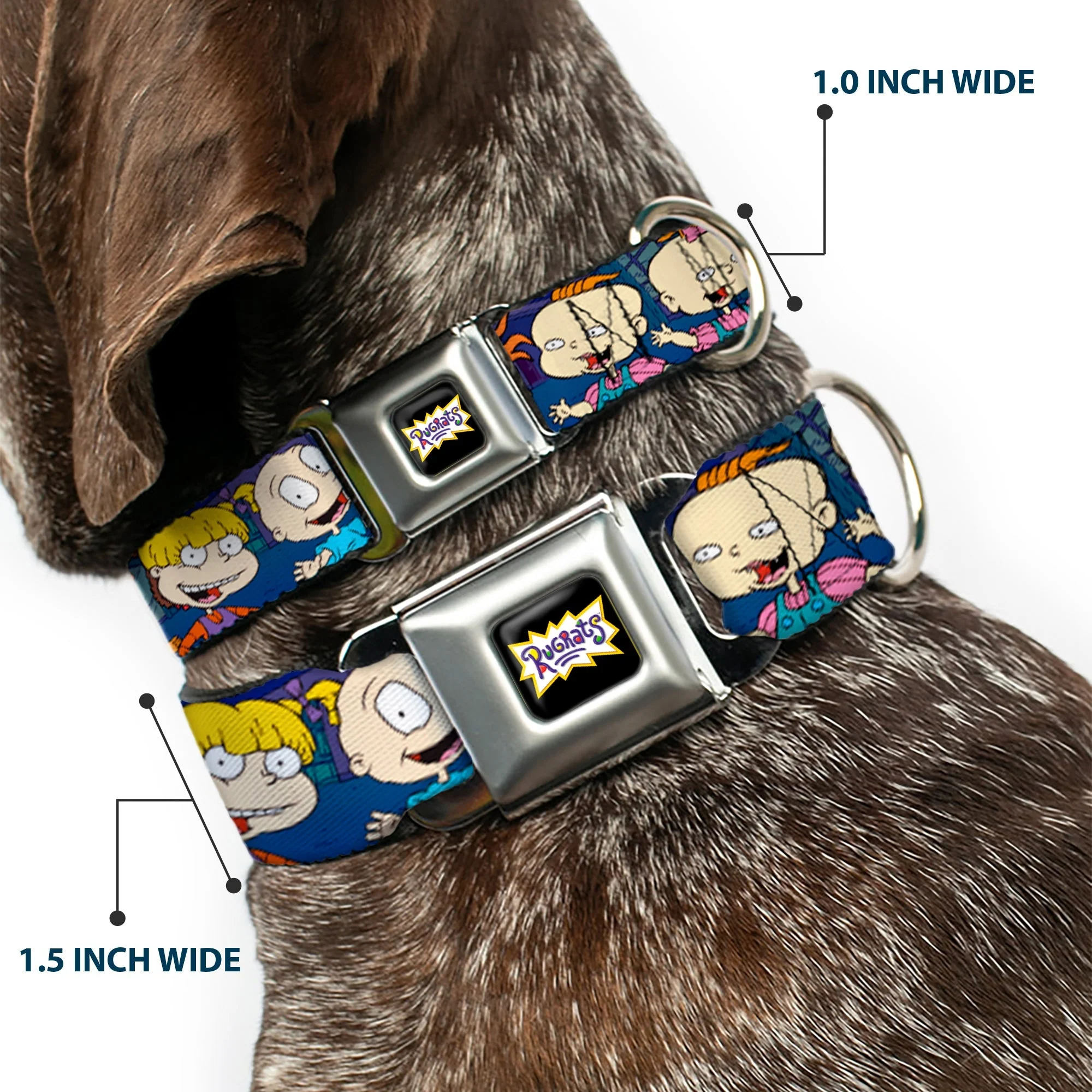 Rugrats Group Pose Seatbelt Buckle Pet Collar Merchandise - Image 2