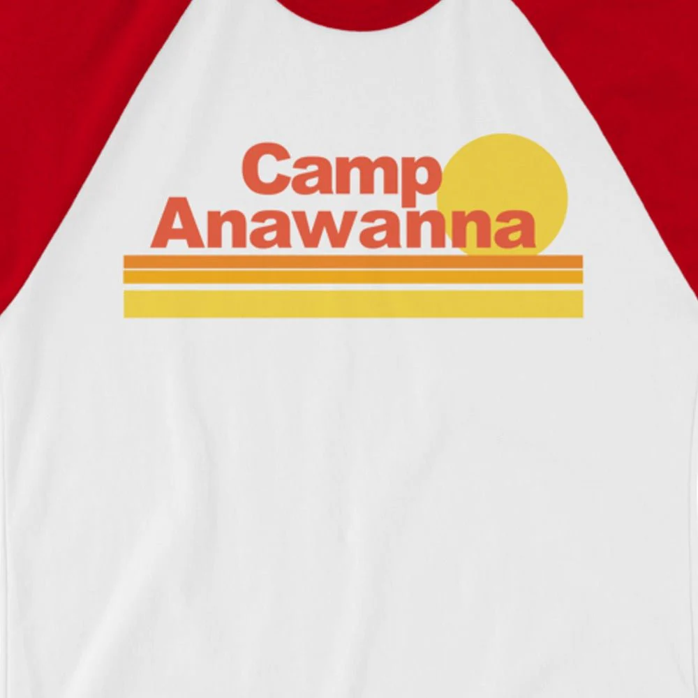 Salute Your Shorts Camp Anawanna Sunrise Unisex 3/4 Sleeve Raglan Shirt - Image 2