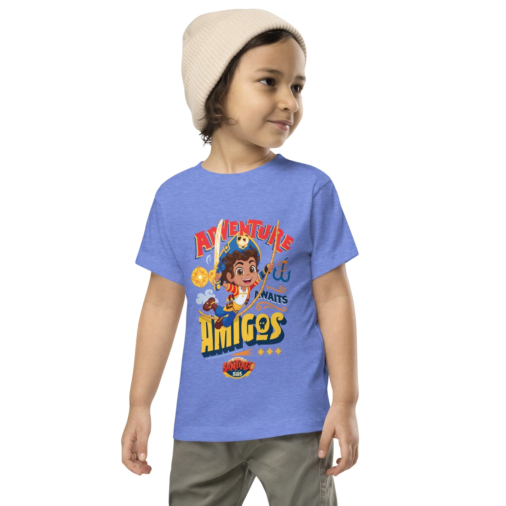 Santiago of the Seas Adventure Awaits, Amigos Youth T-Shirt - Image 5