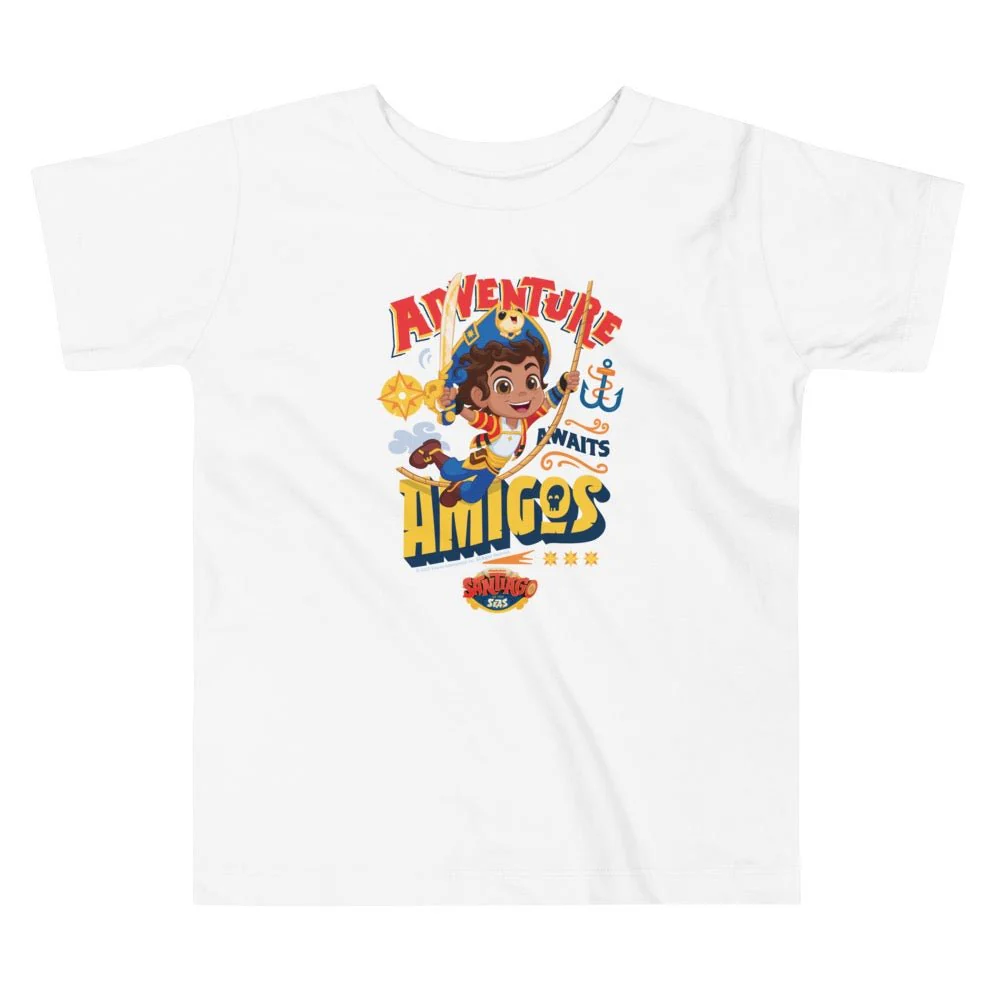 Santiago of the Seas Adventure Awaits, Amigos Youth T-Shirt - Image 6