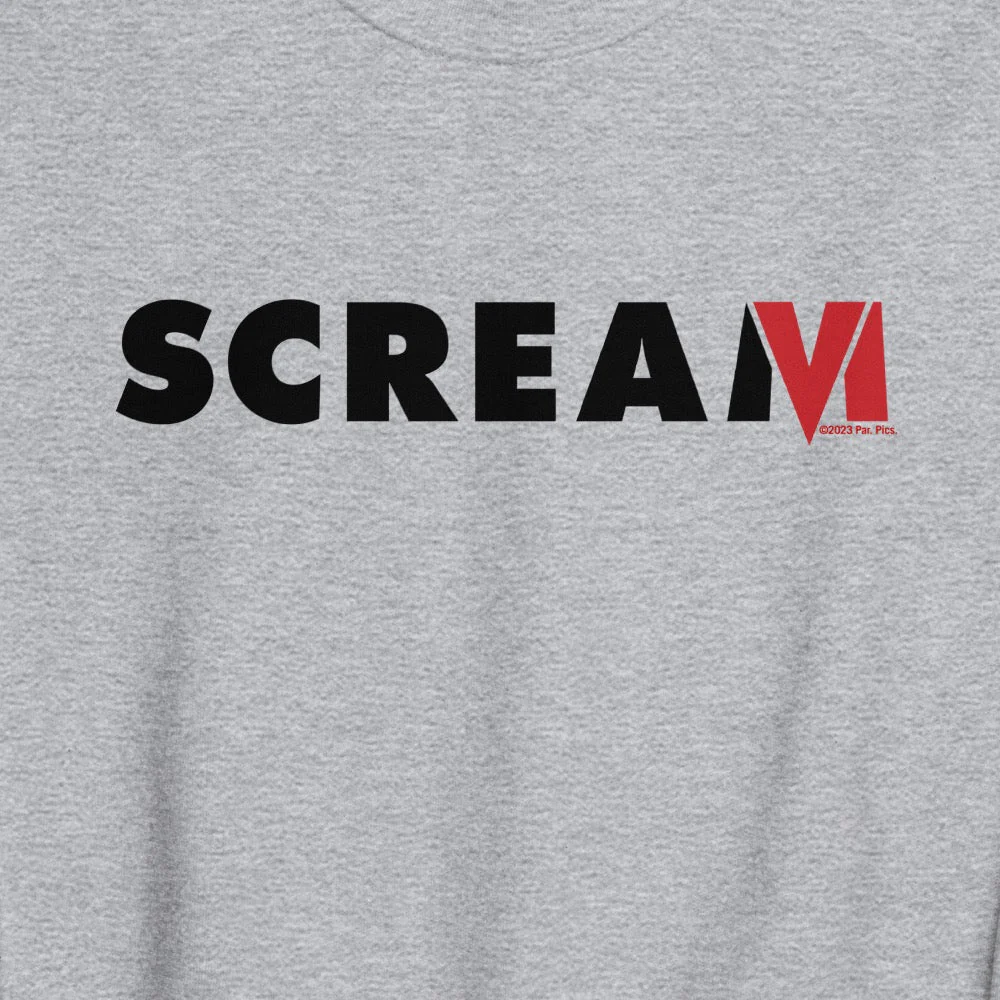 Scream VI Logo Adult Crewneck Sweatshirt - Image 3
