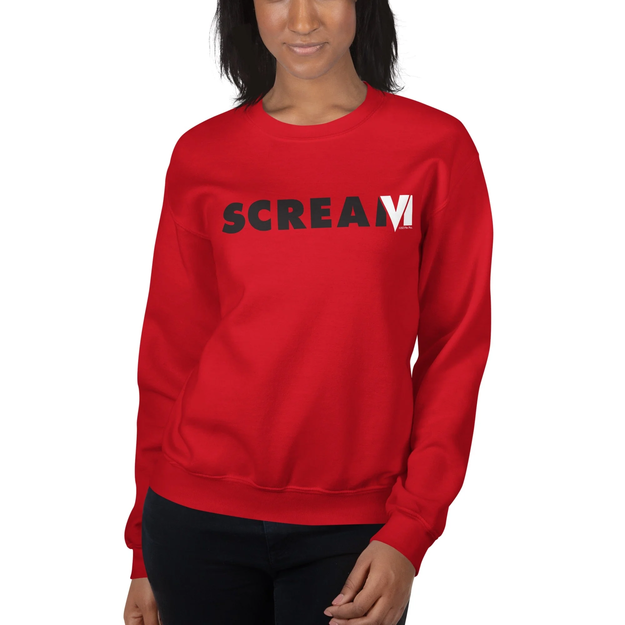 Scream VI Logo Adult Crewneck Sweatshirt - Image 8