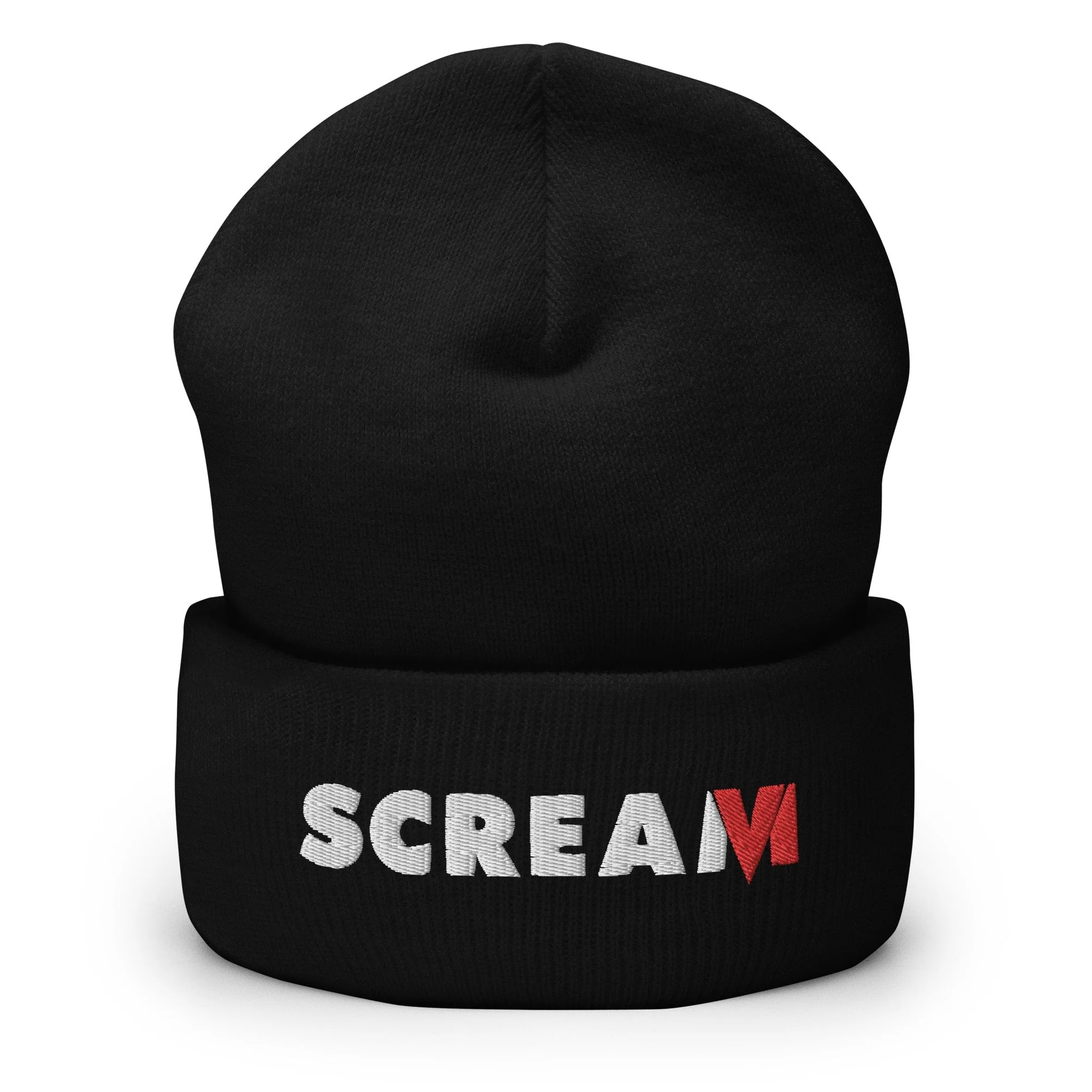 Scream VI Logo Embroidered Cuffed Beanie - Image 4