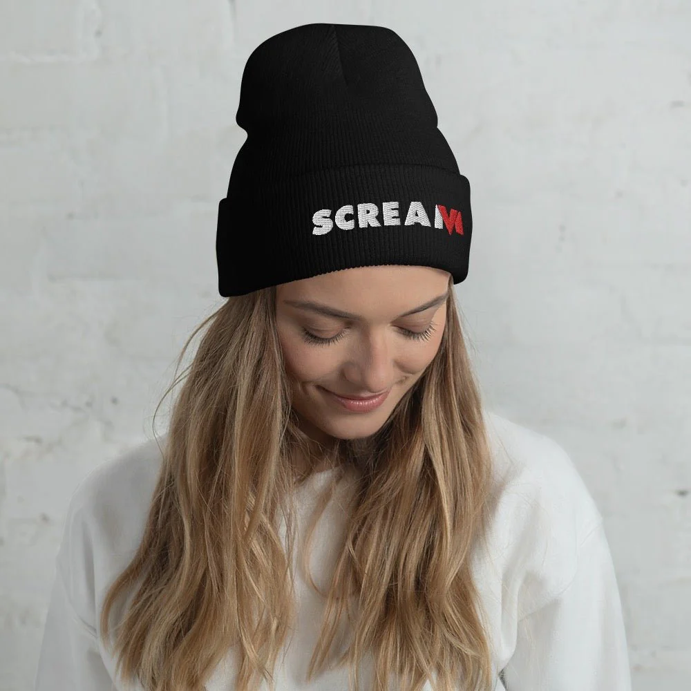 Scream VI Logo Embroidered Cuffed Beanie - Image 5