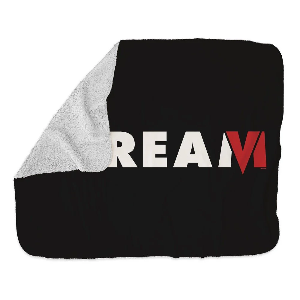 Scream VI Logo Grey Sherpa Blanket - Image 3