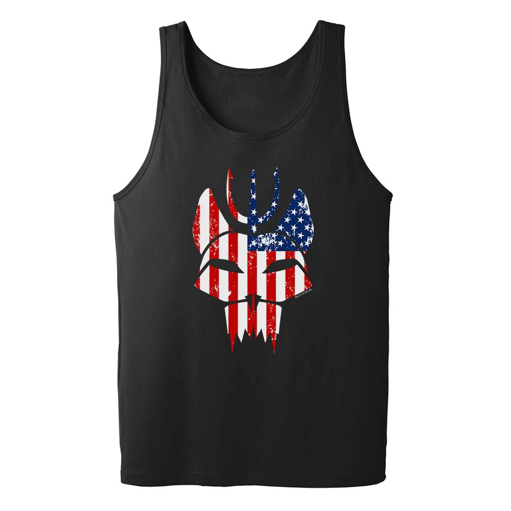 SEAL Team Bravo American Flag Adult Tank Top