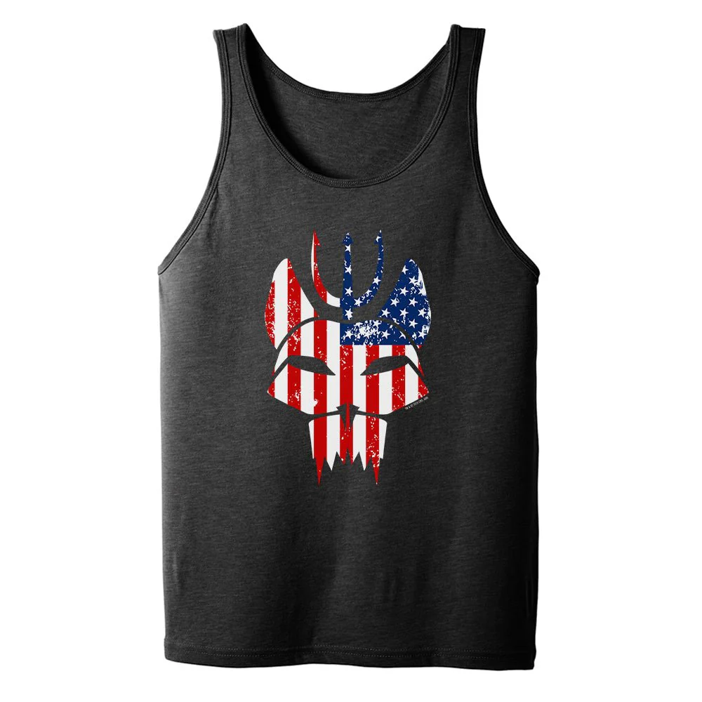 SEAL Team Bravo American Flag Adult Tank Top - Image 2